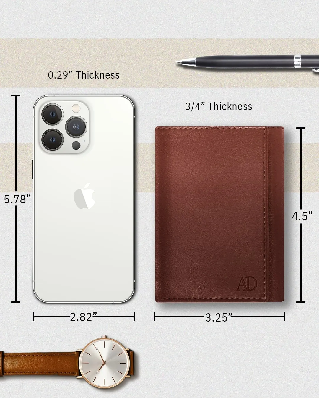 Trifold Wallet With ID Window - Image 54