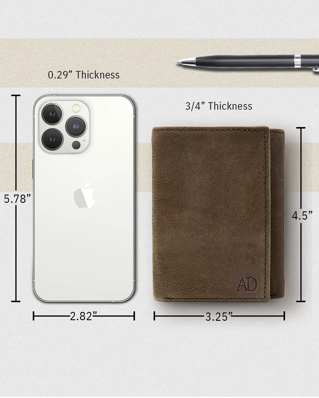 Trifold Wallet With ID Window - Image 55