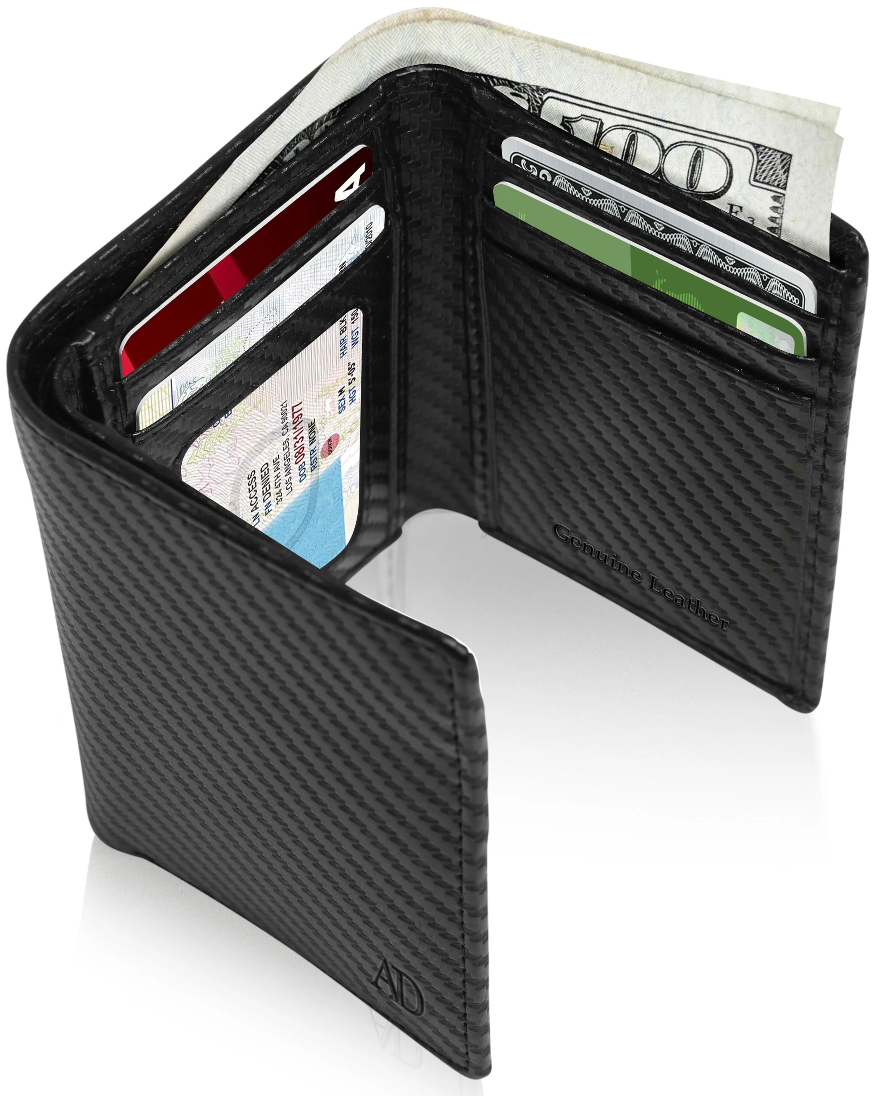 Trifold Wallet With ID Window - Image 6