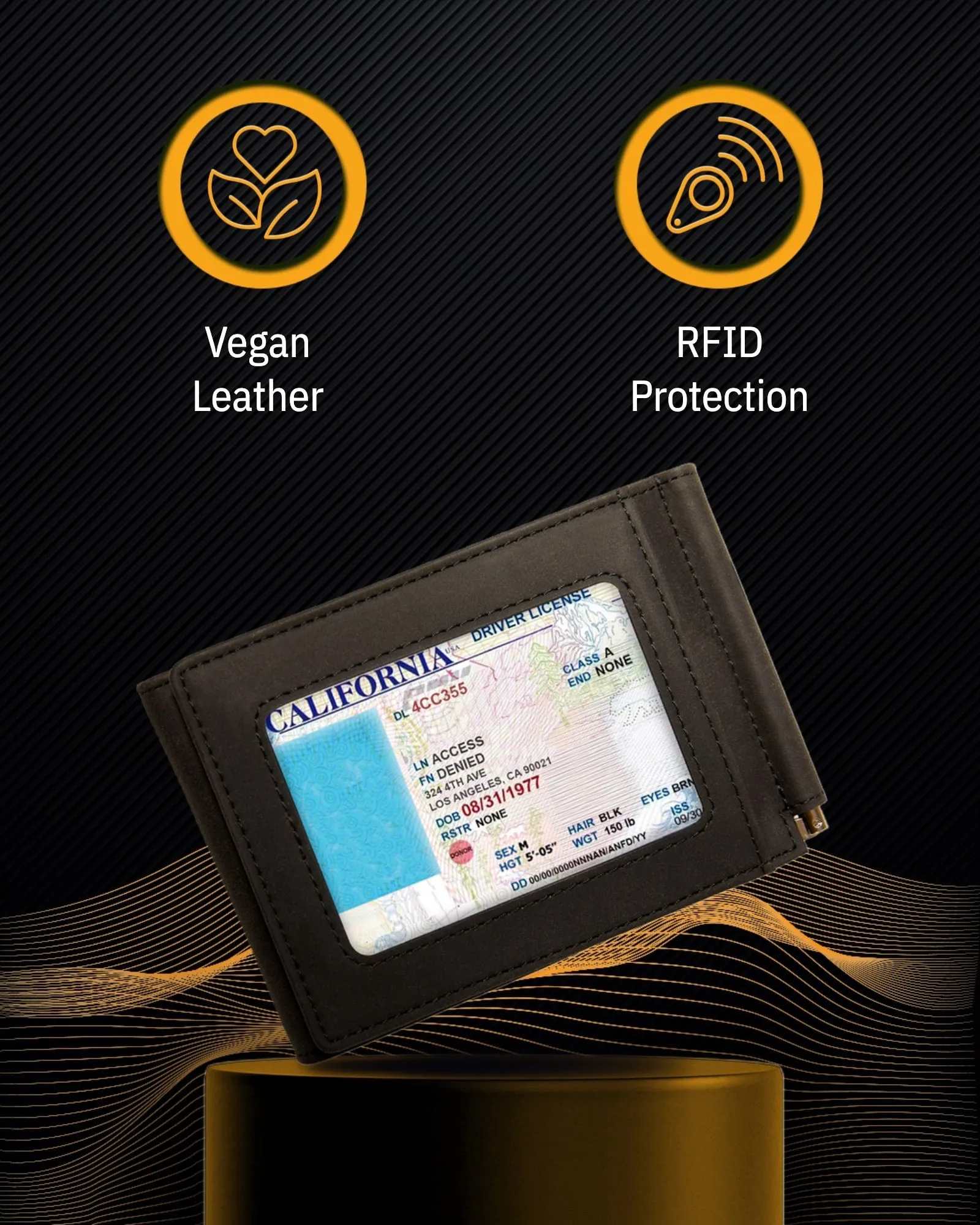 Trifold Wallet With Removable Money Clip - Image 20