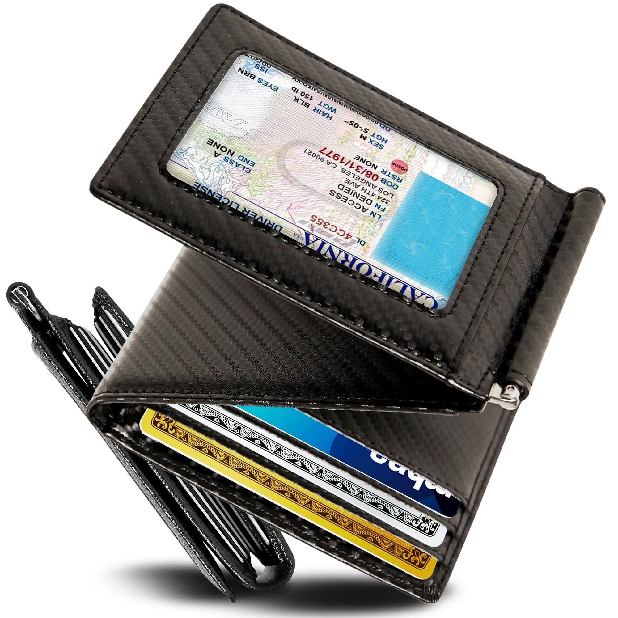 Trifold Wallet With Removable Money Clip - Image 7
