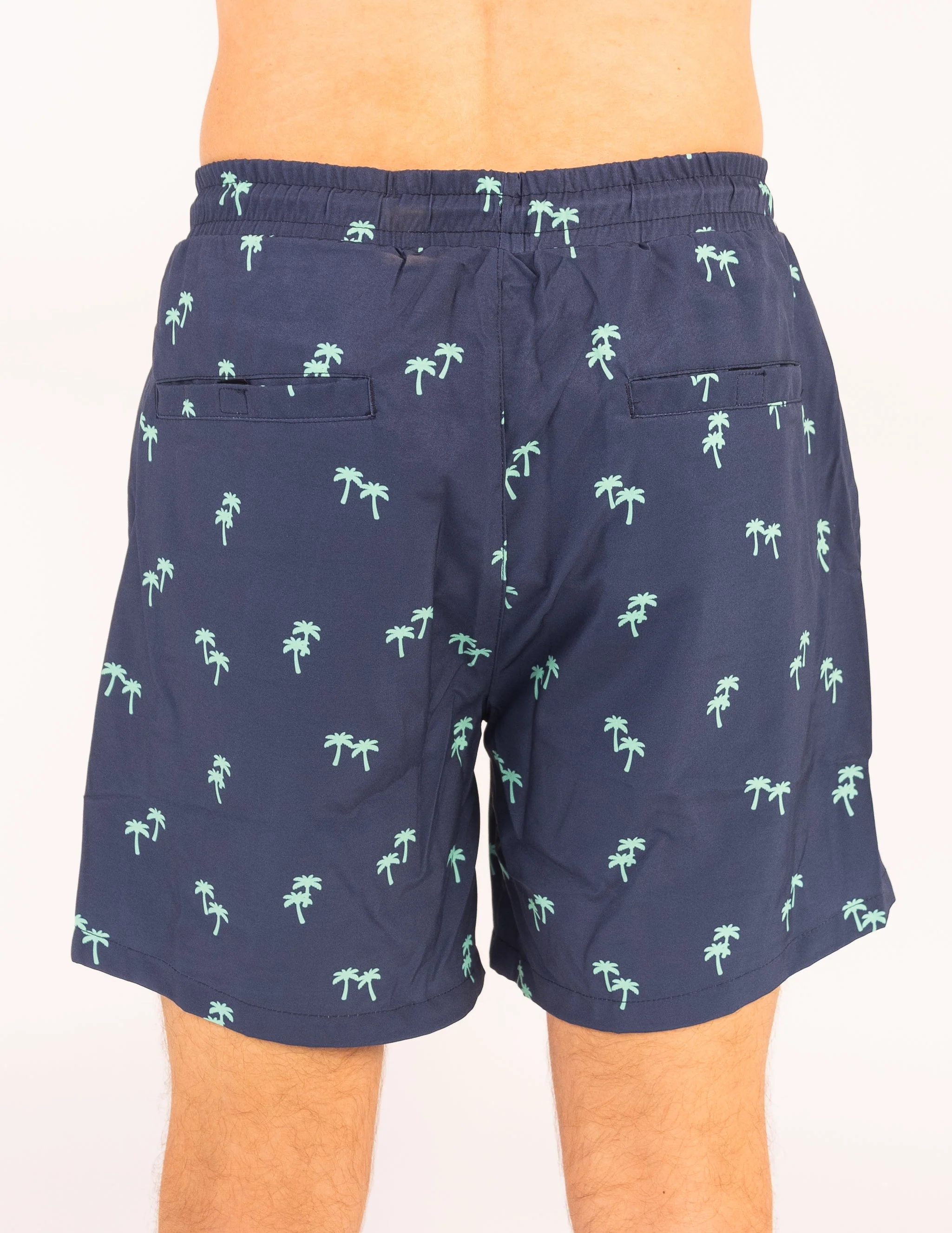 Tropical Trees - Waterproof Pocket Swim Shorts - Athletic Liner - Image 4