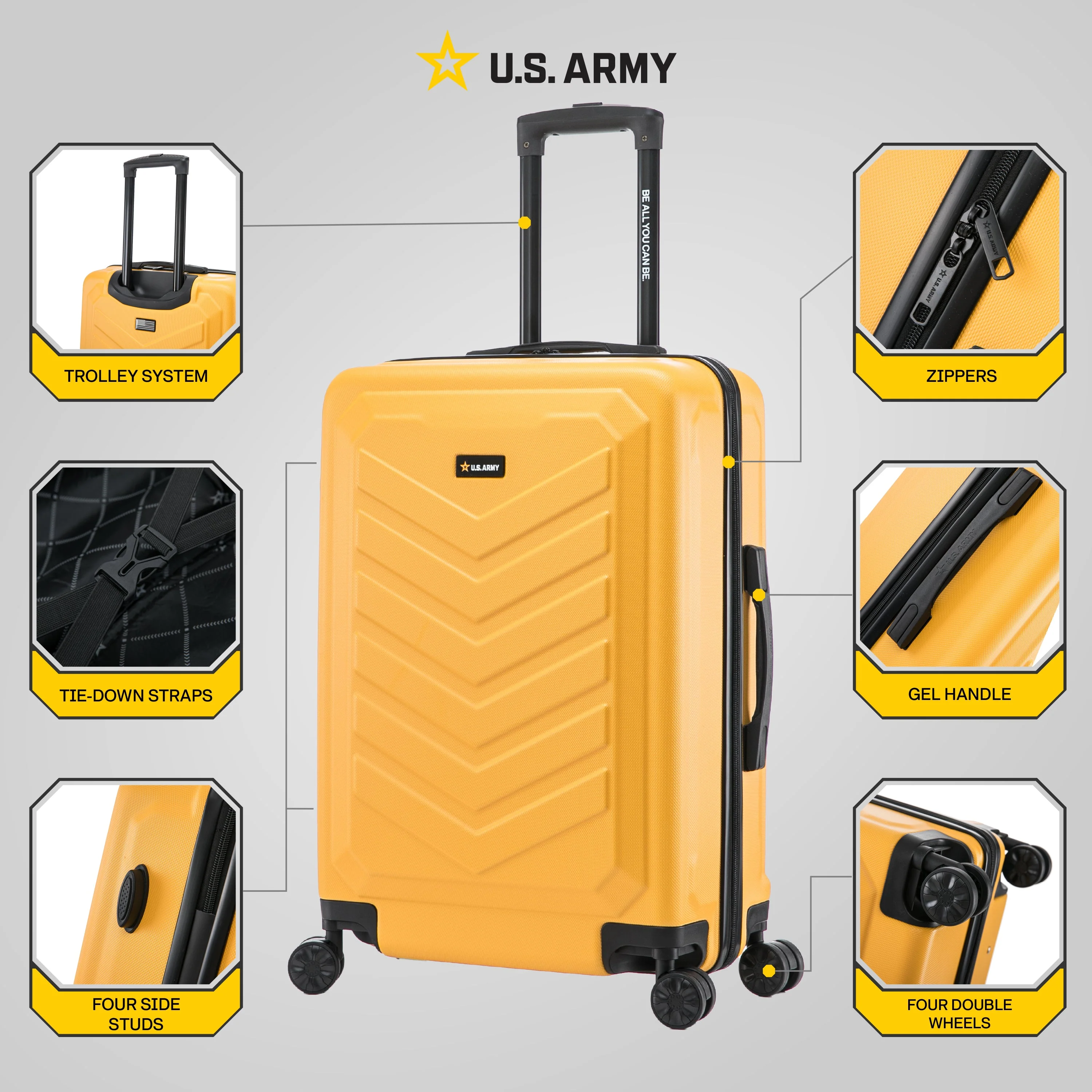 U.S. ARMY FOX 24" Medium Suitcase - Image 20