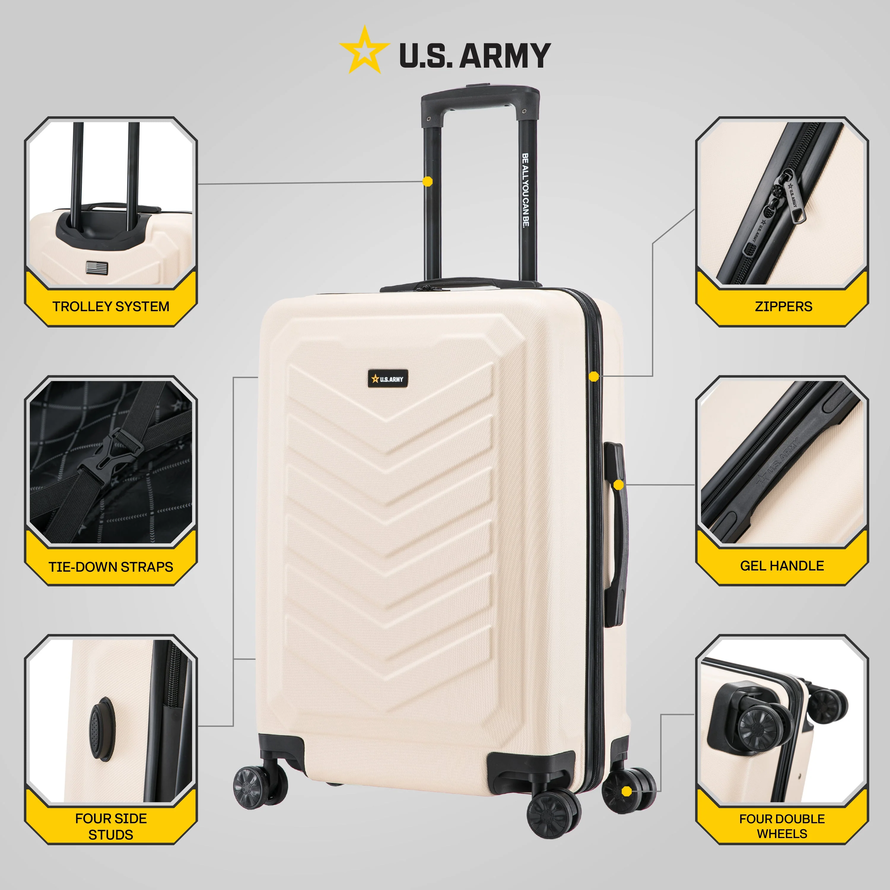 U.S. ARMY FOX 24" Medium Suitcase - Image 28