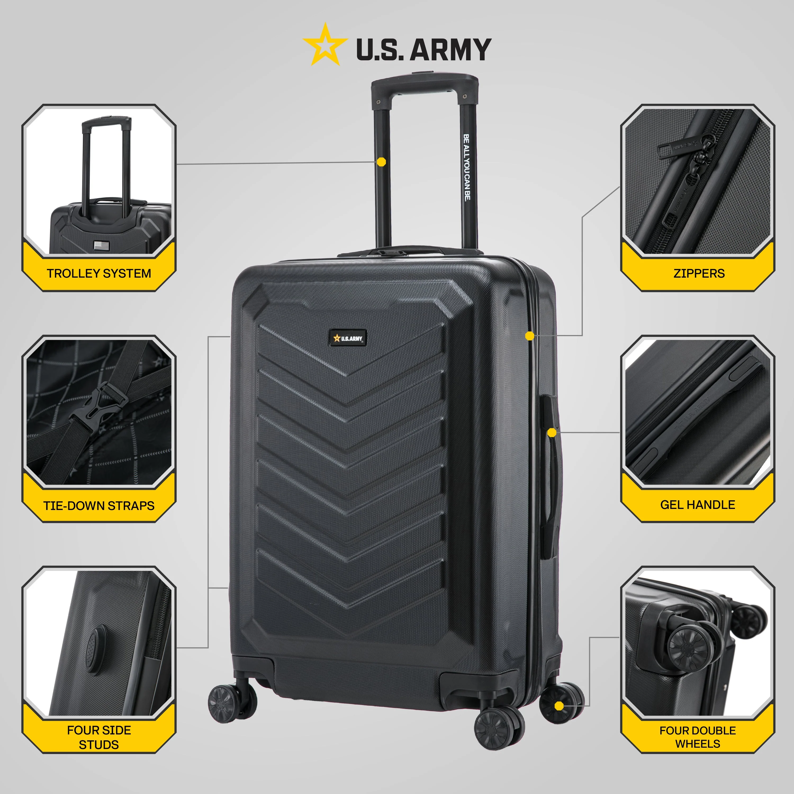 U.S. ARMY FOX 24" Medium Suitcase - Image 36