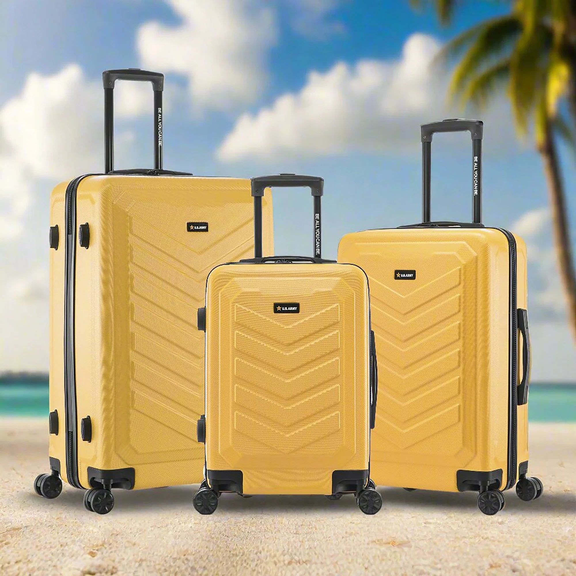 U.S. ARMY FOX 3-Piece Luggage Set 20”/24”/28” - Image 32