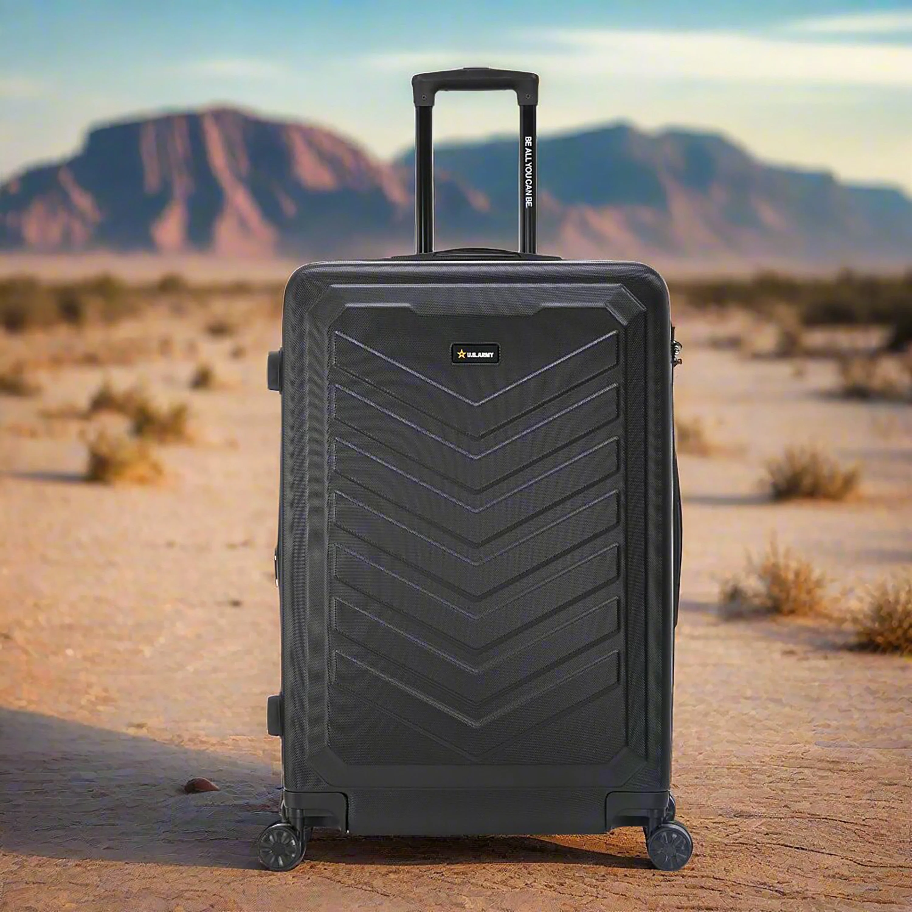 U.S. ARMY FOX PRO 28" Expandable Large Suitcase with TSA Lock - Image 5