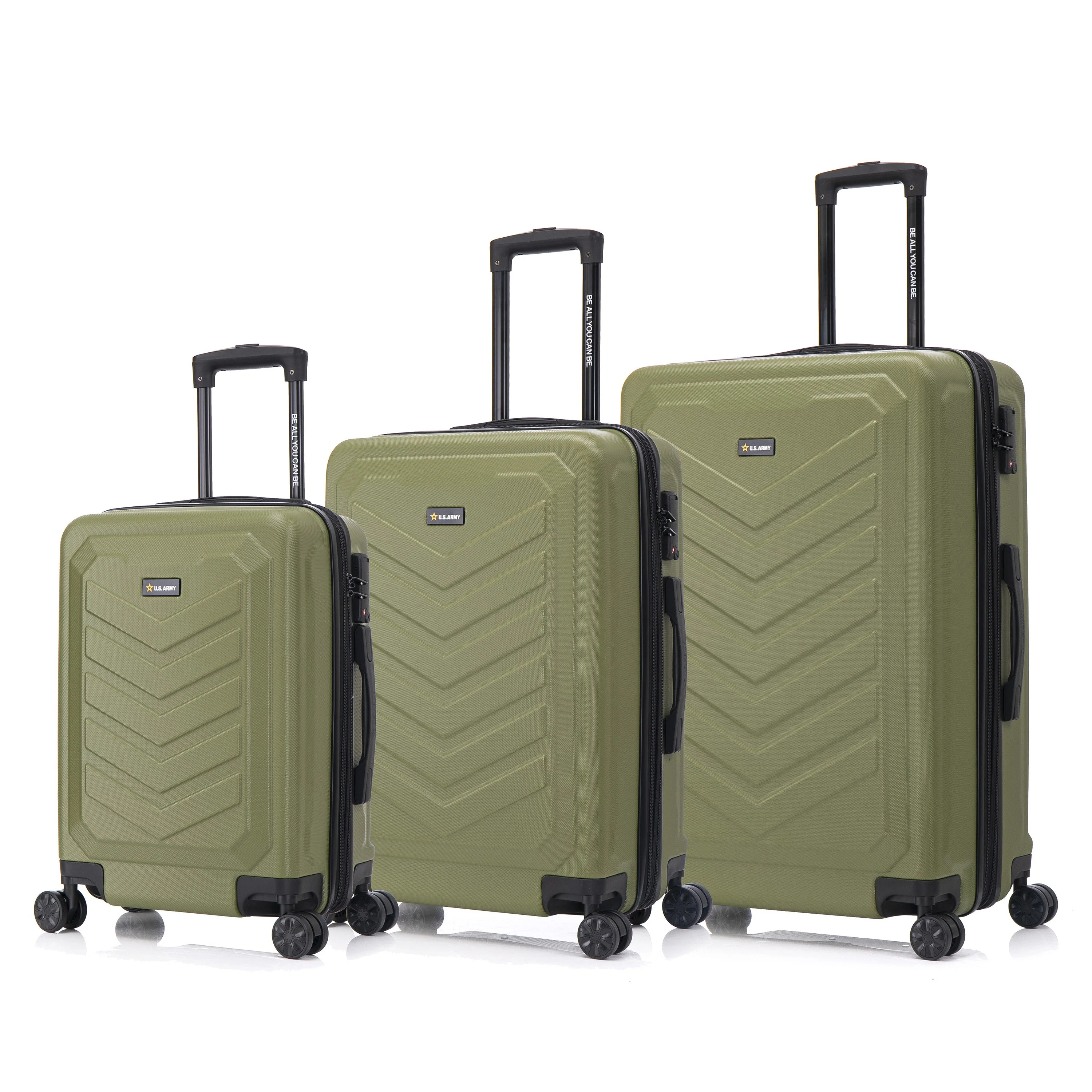 U.S. Army FOX PRO 3-Piece Luggage Set 20"/24"/28" Expandable Suitcases with TSA Lock - Image 11