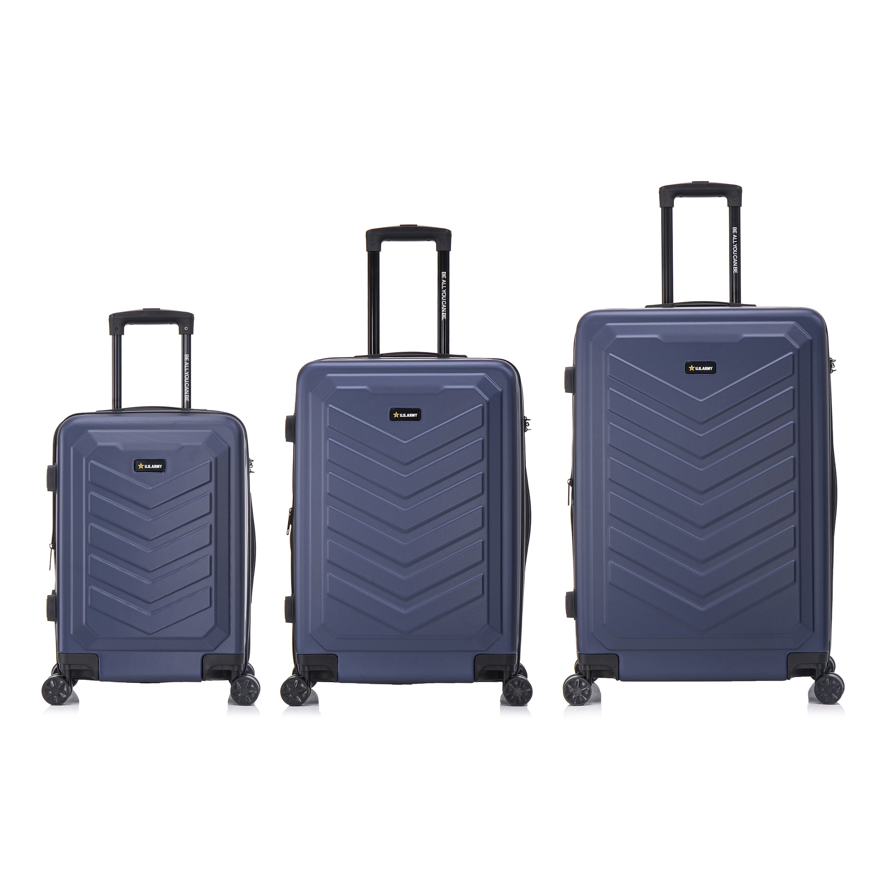 U.S. Army FOX PRO 3-Piece Luggage Set 20"/24"/28" Expandable Suitcases with TSA Lock - Image 6