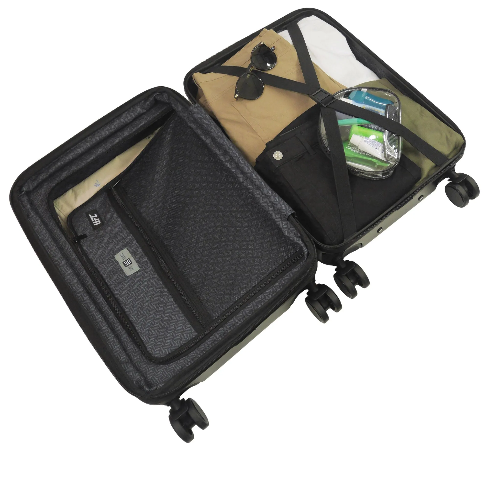 UFC 22.5" Black Carry-On Luggage - Image 4
