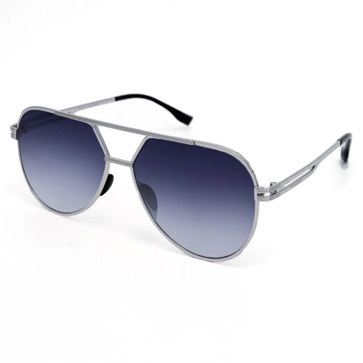 Untangled x Emily - Tangle Free - Faded Blue Aviator Sunglasses - Image 4