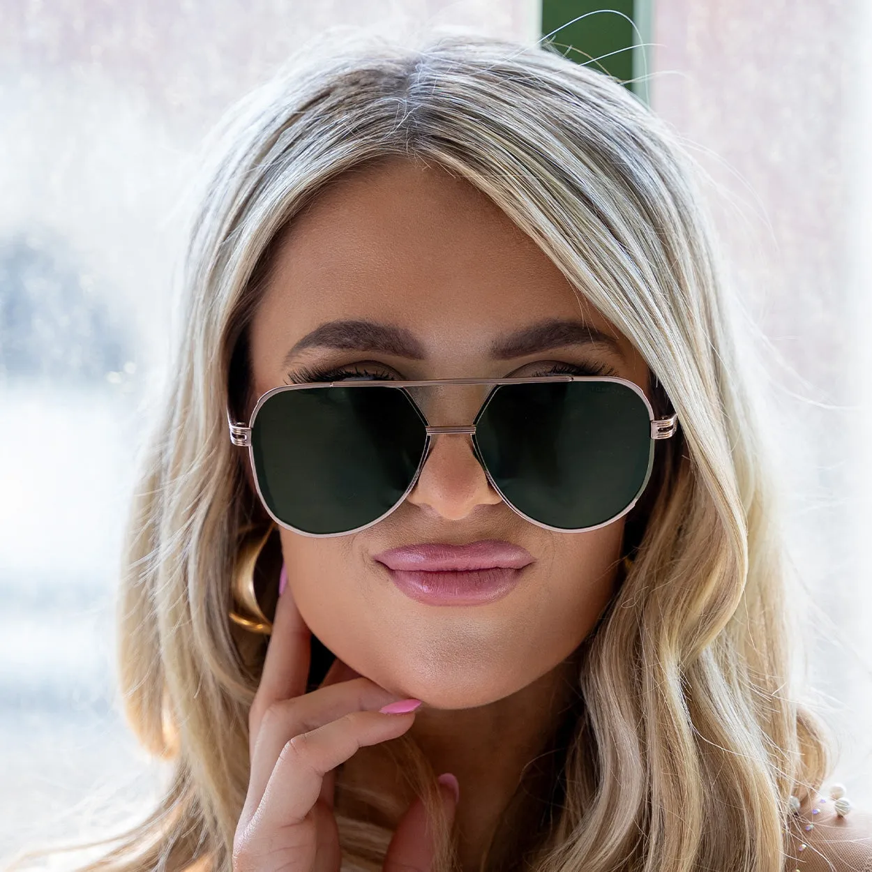 Untangled x Emily - Tangle Free - Olive Aviator Sunglasses - Image 2