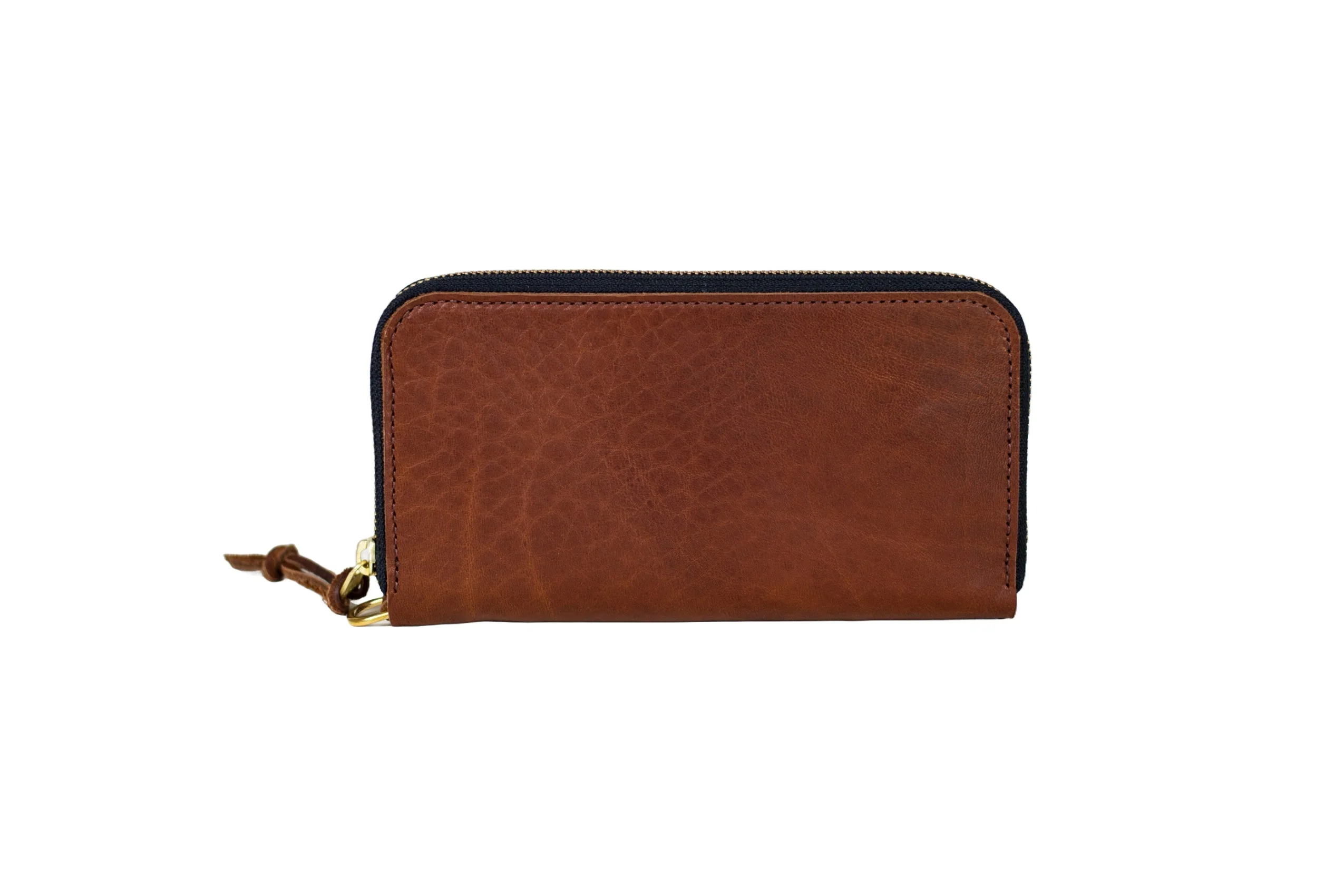 Urban Zipper Wallet – Full-Grain Leather Organizer with Wristlet - Image 3