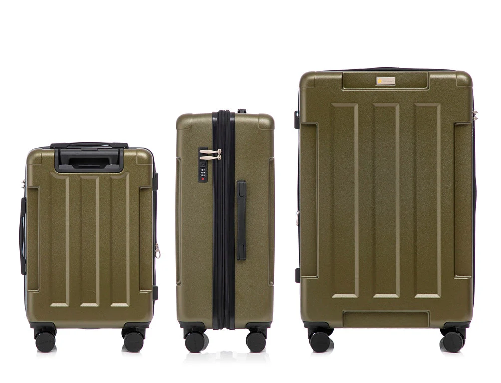 Hawk Expandable 3-Piece Hardside Spinner Luggage Set - 20" 24" 28" with Combination Lock - Image 35