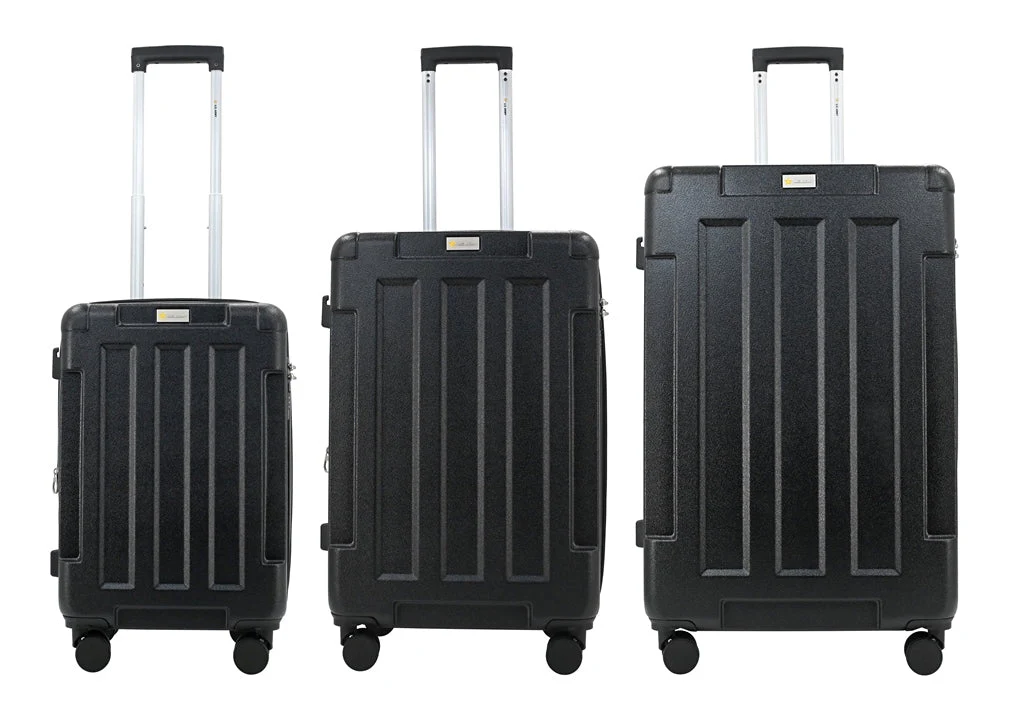 Hawk Expandable 3-Piece Hardside Spinner Luggage Set - 20" 24" 28" with Combination Lock - Image 4