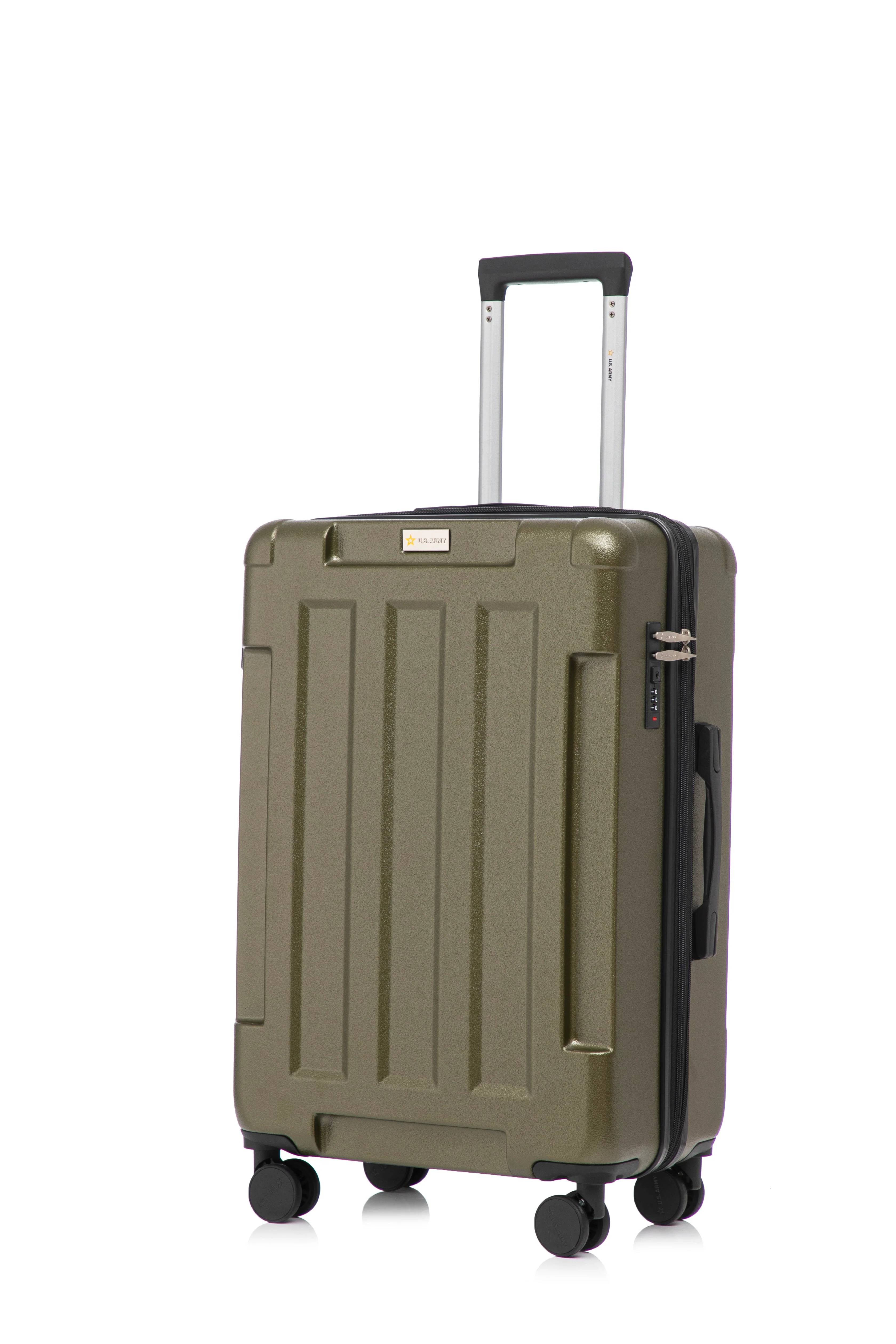Hawk Expandable 3-Piece Hardside Spinner Luggage Set - 20" 24" 28" with Combination Lock - Image 47