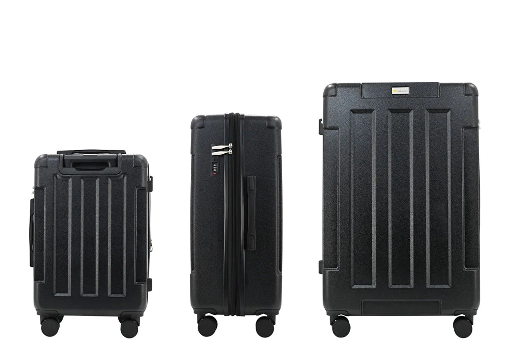 Hawk Expandable 3-Piece Hardside Spinner Luggage Set - 20" 24" 28" with Combination Lock - Image 5