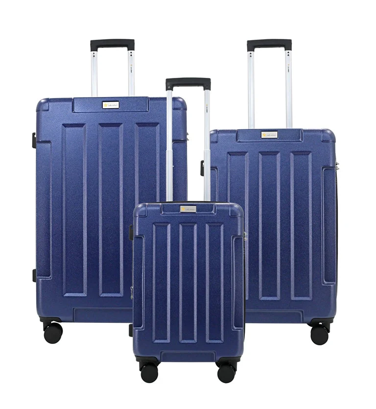 Hawk Expandable 3-Piece Hardside Spinner Luggage Set - 20" 24" 28" with Combination Lock - Image 56