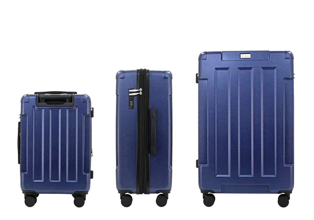 Hawk Expandable 3-Piece Hardside Spinner Luggage Set - 20" 24" 28" with Combination Lock - Image 60