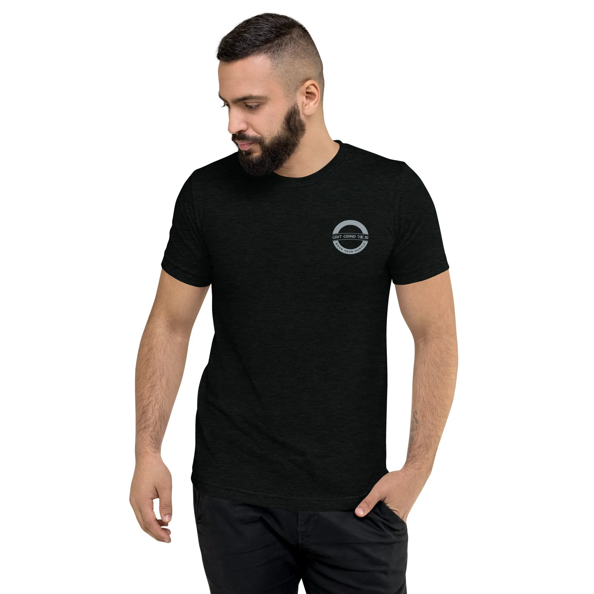 US Grit Grind Black/White T-shirt - Image 2