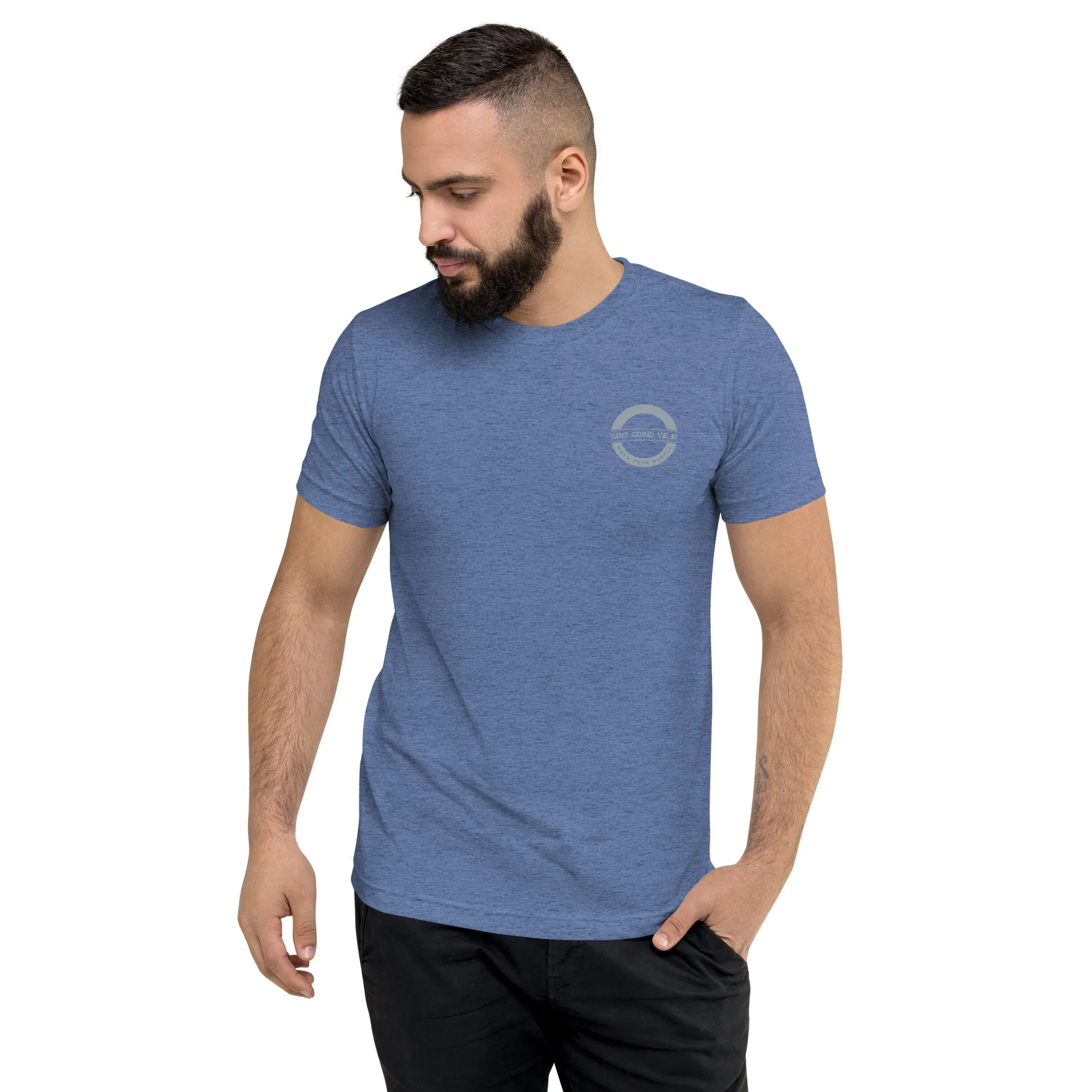 US Grit Grind Black/White T-shirt - Image 25