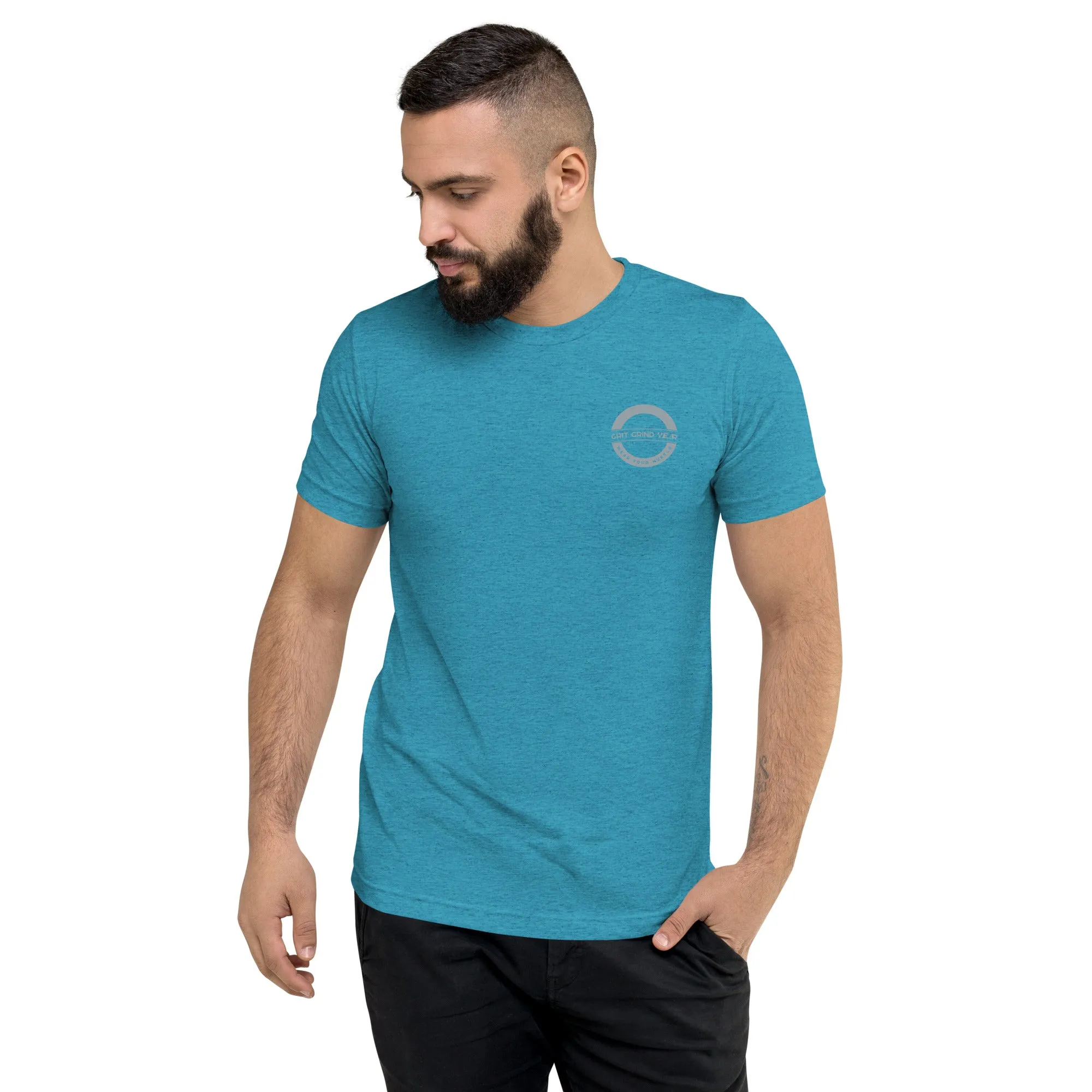 US Grit Grind Black/White T-shirt - Image 31
