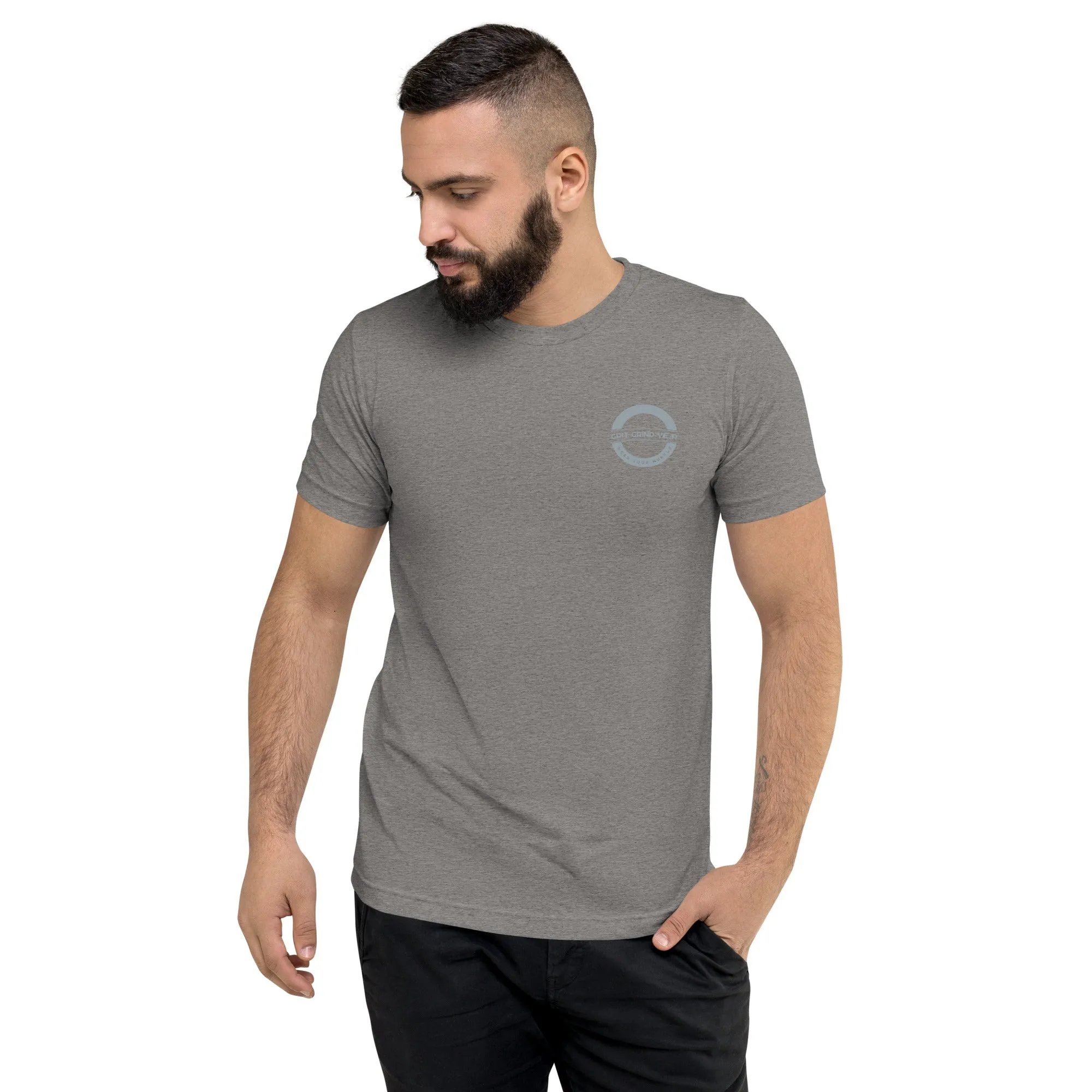US Grit Grind Black/White T-shirt - Image 37