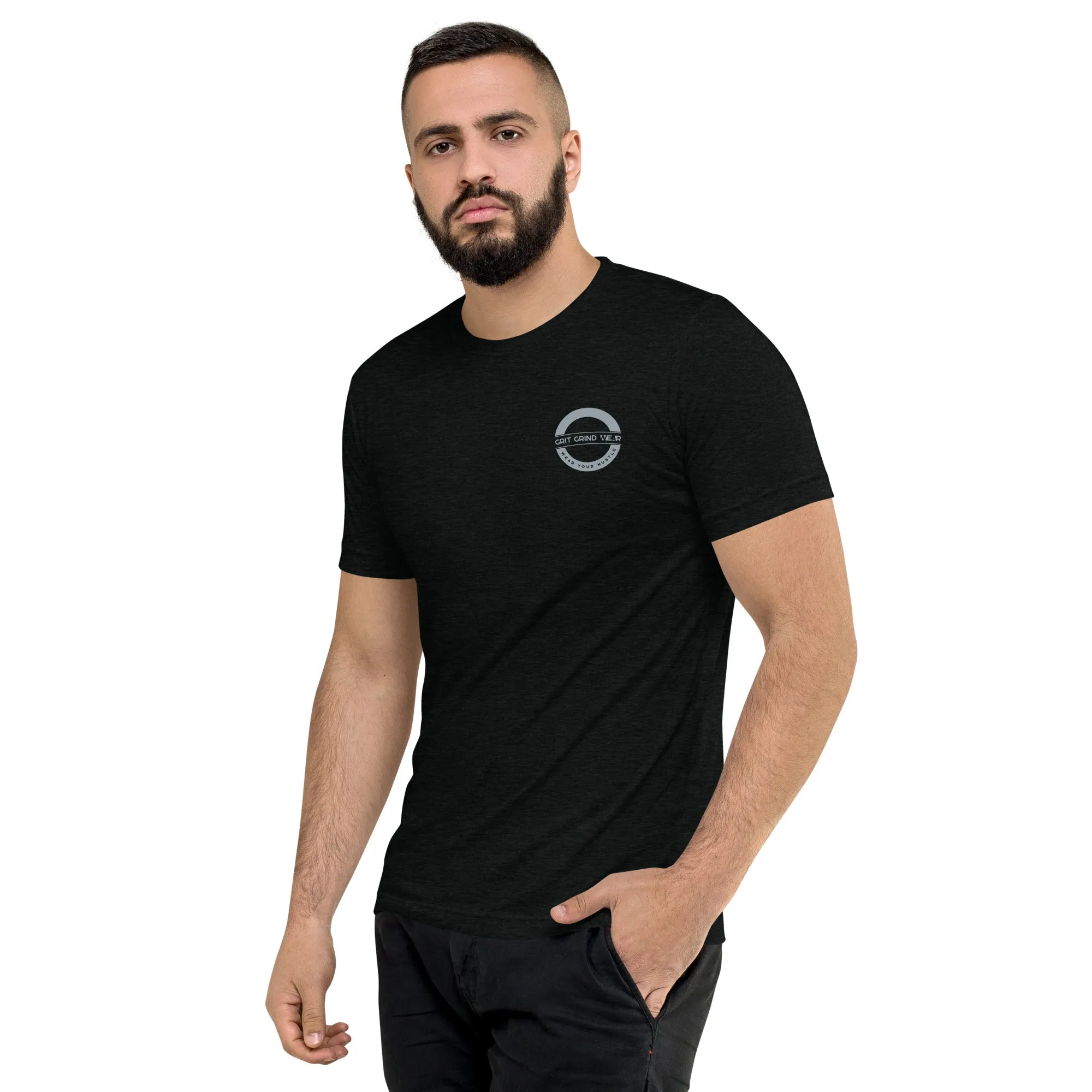 US Grit Grind Black/White T-shirt - Image 4