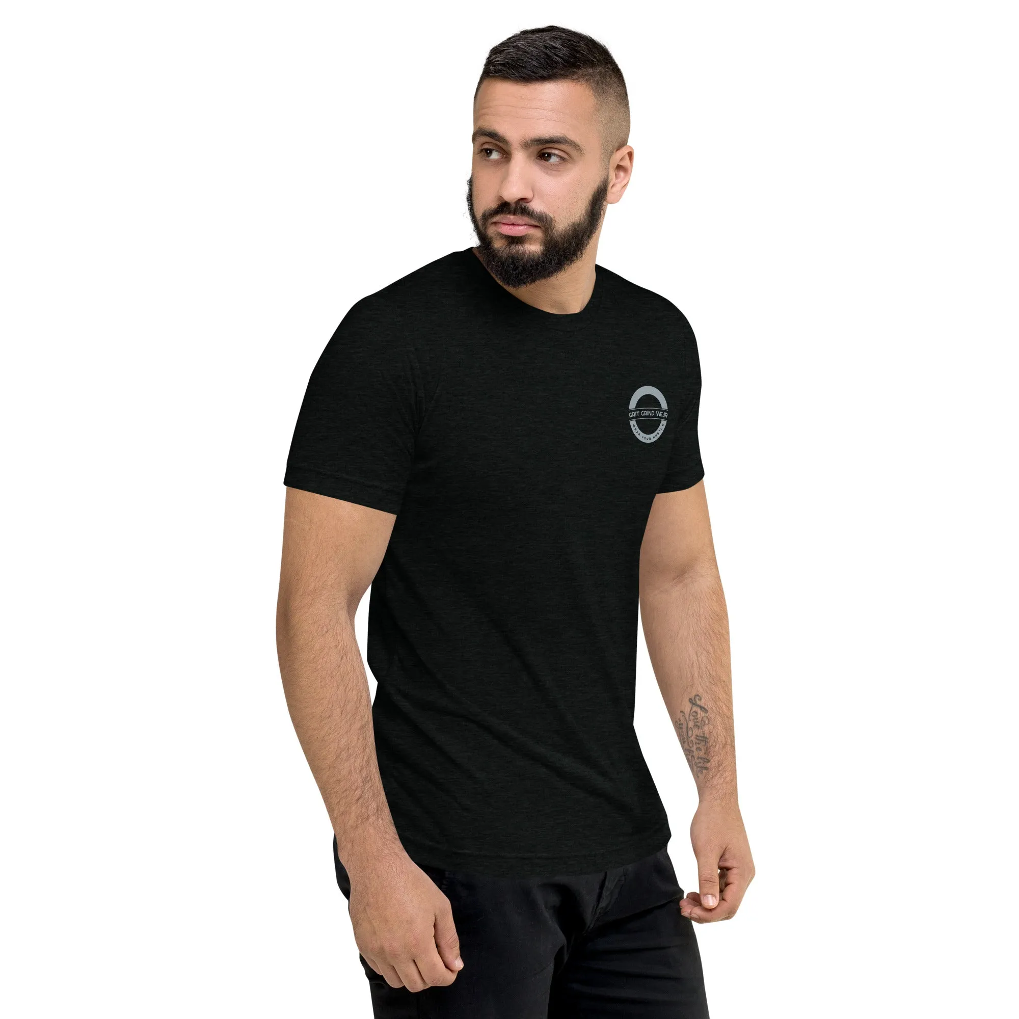 US Grit Grind Black/White T-shirt - Image 6