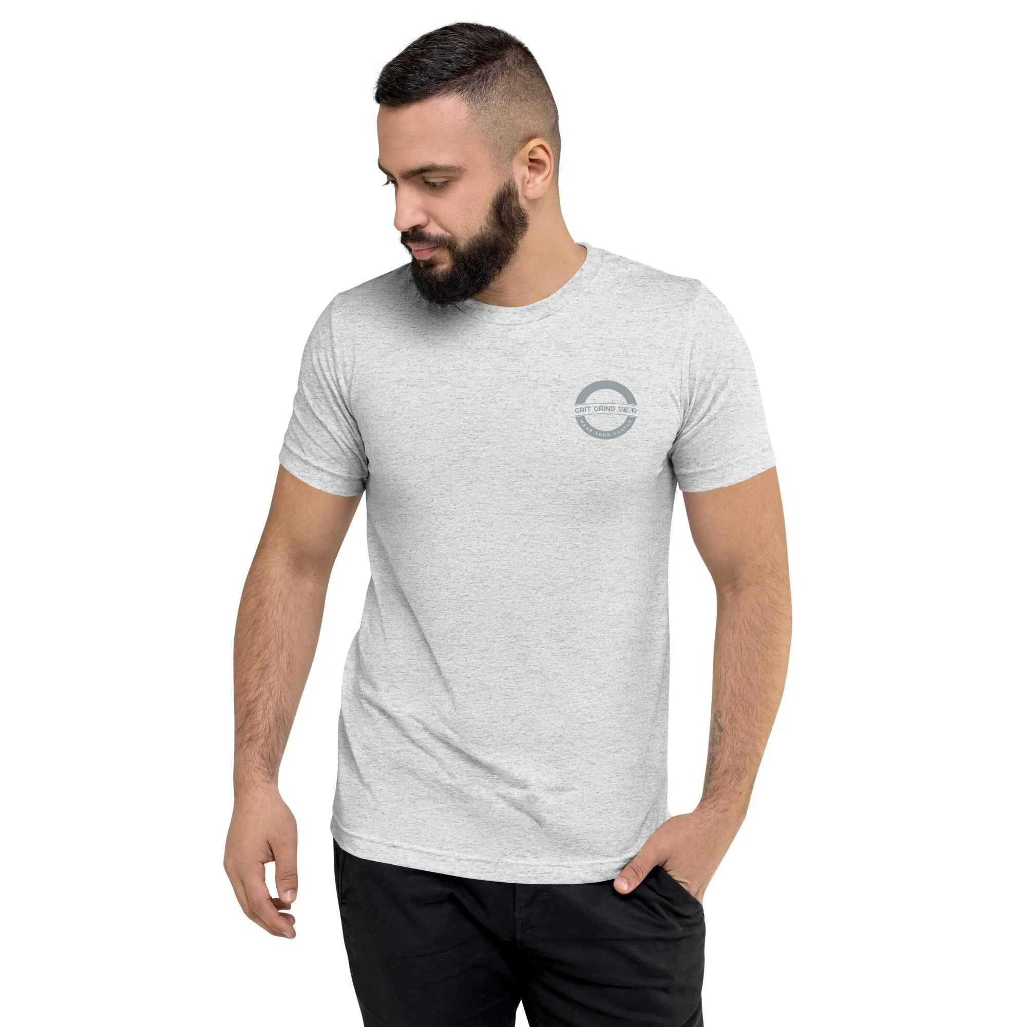 US Grit Grind Black/White T-shirt - Image 61