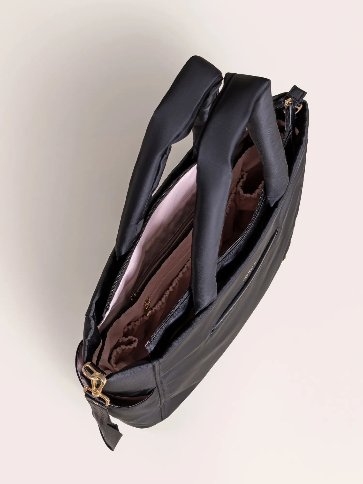 Utility-Strap Tote Black - Image 5