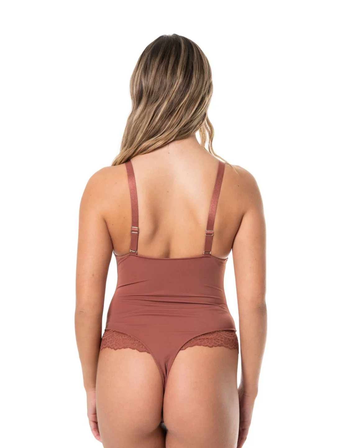 V-Neck Half Laced Bodysuit - Image 13
