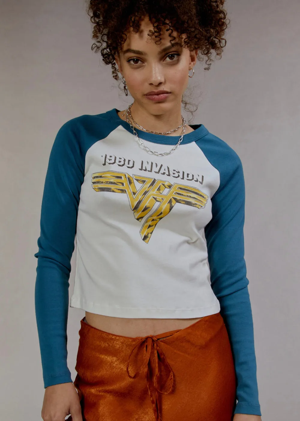 Van Halen 1980 Invasion Raglan Band Shirt by Daydreamer LA - Image 4