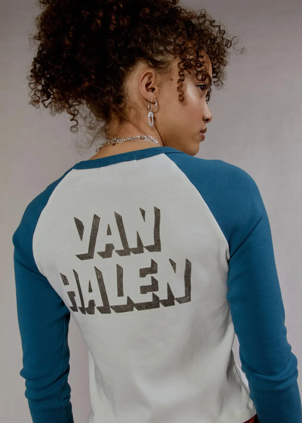 Van Halen 1980 Invasion Raglan Band Shirt by Daydreamer LA - Image 5