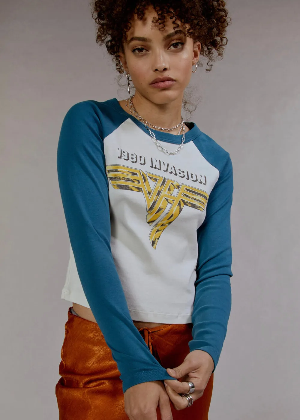 Van Halen 1980 Invasion Raglan Band Shirt by Daydreamer LA - Image 6
