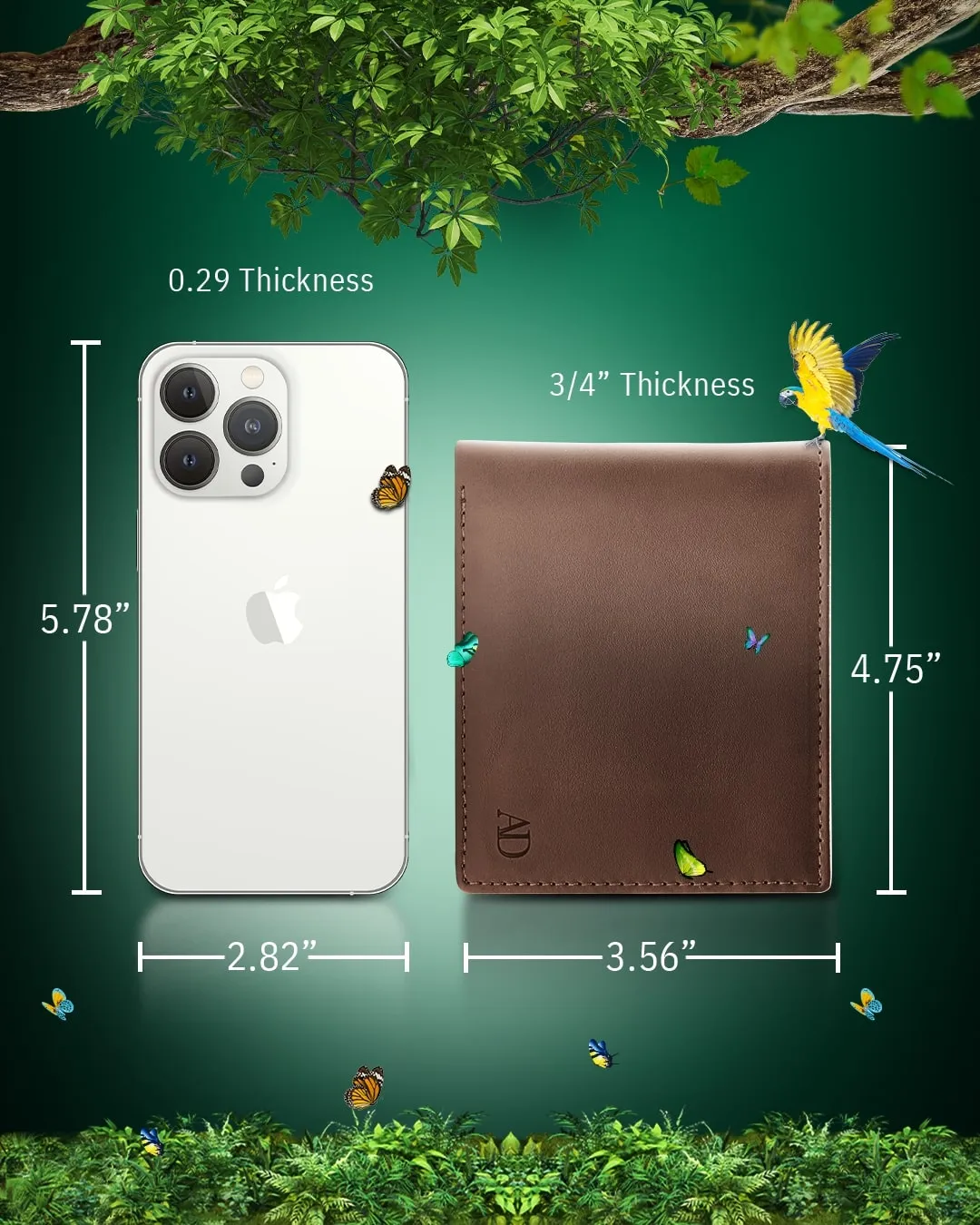 Vegan Leather Bifold Wallet - Image 16