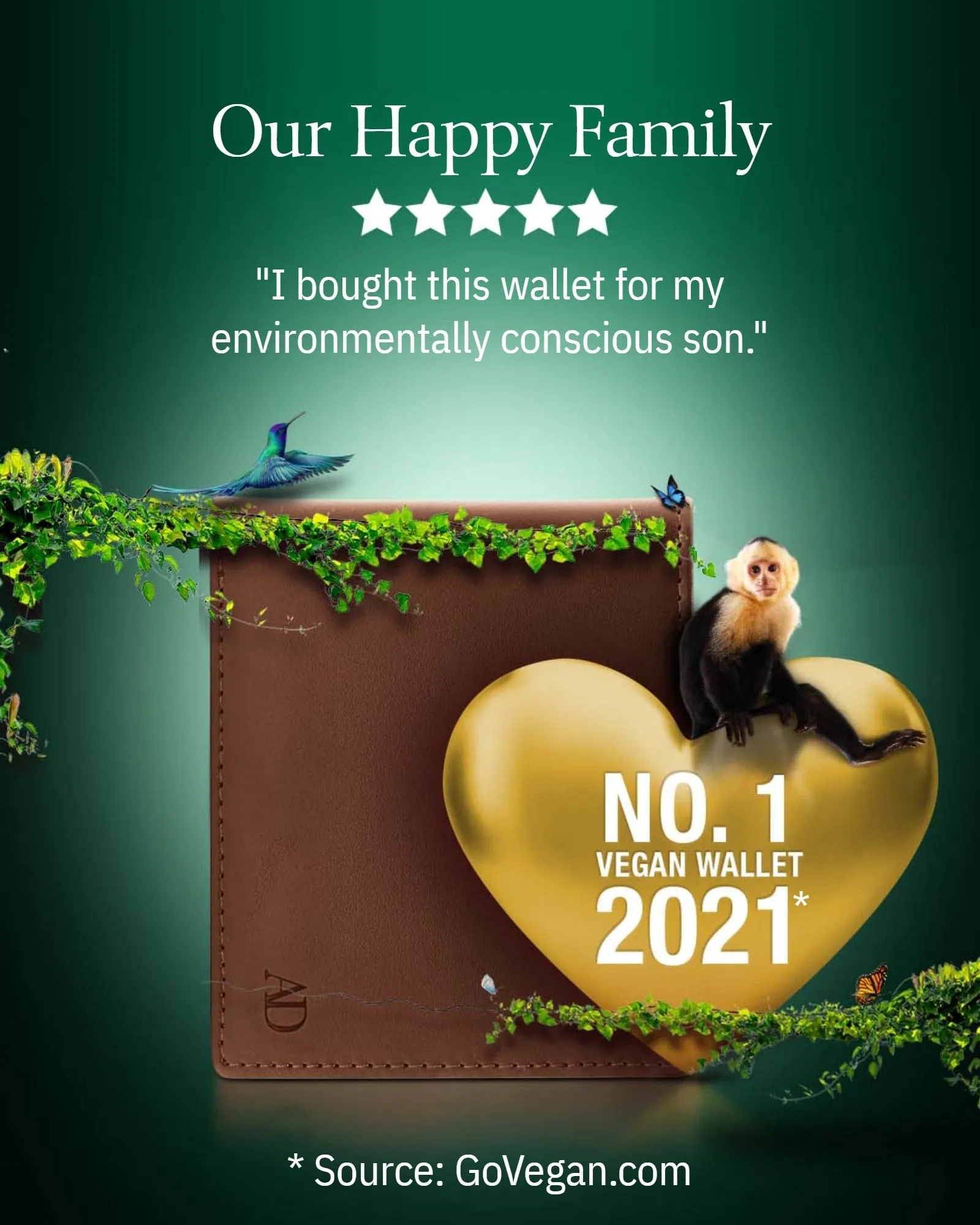 Vegan Leather Bifold Wallet - Image 18