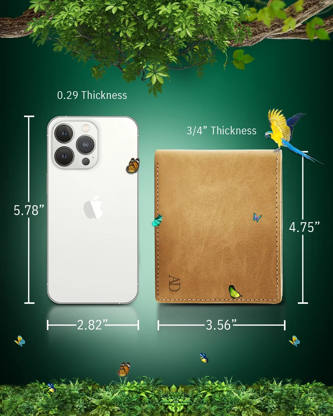 Vegan Leather Bifold Wallet - Image 22
