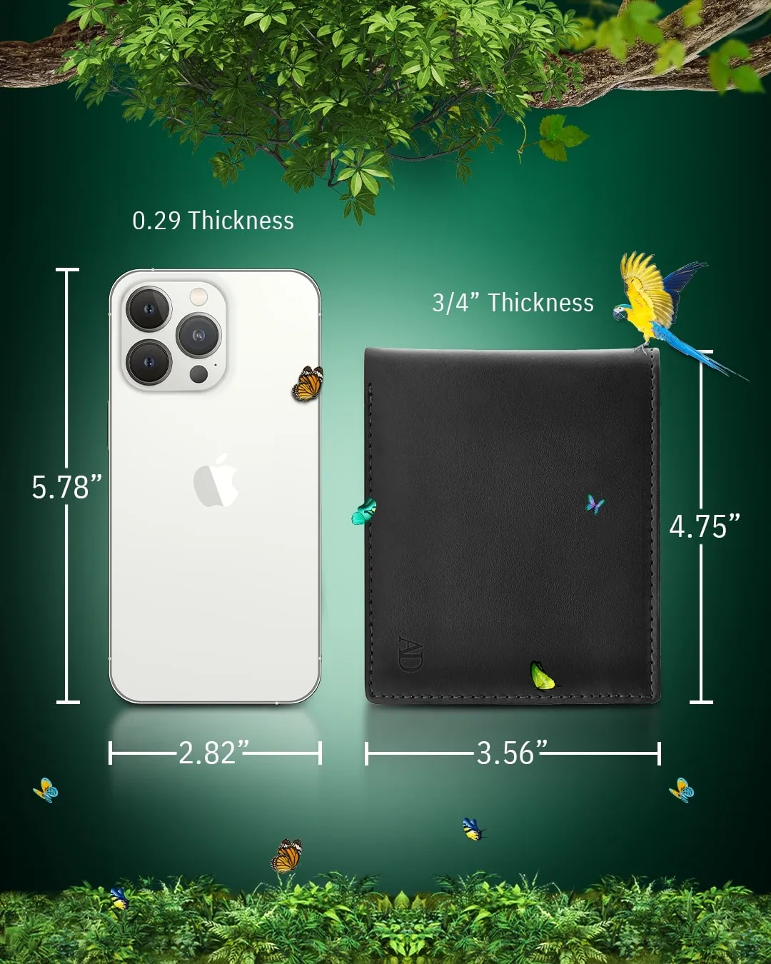 Vegan Leather Bifold Wallet - Image 4