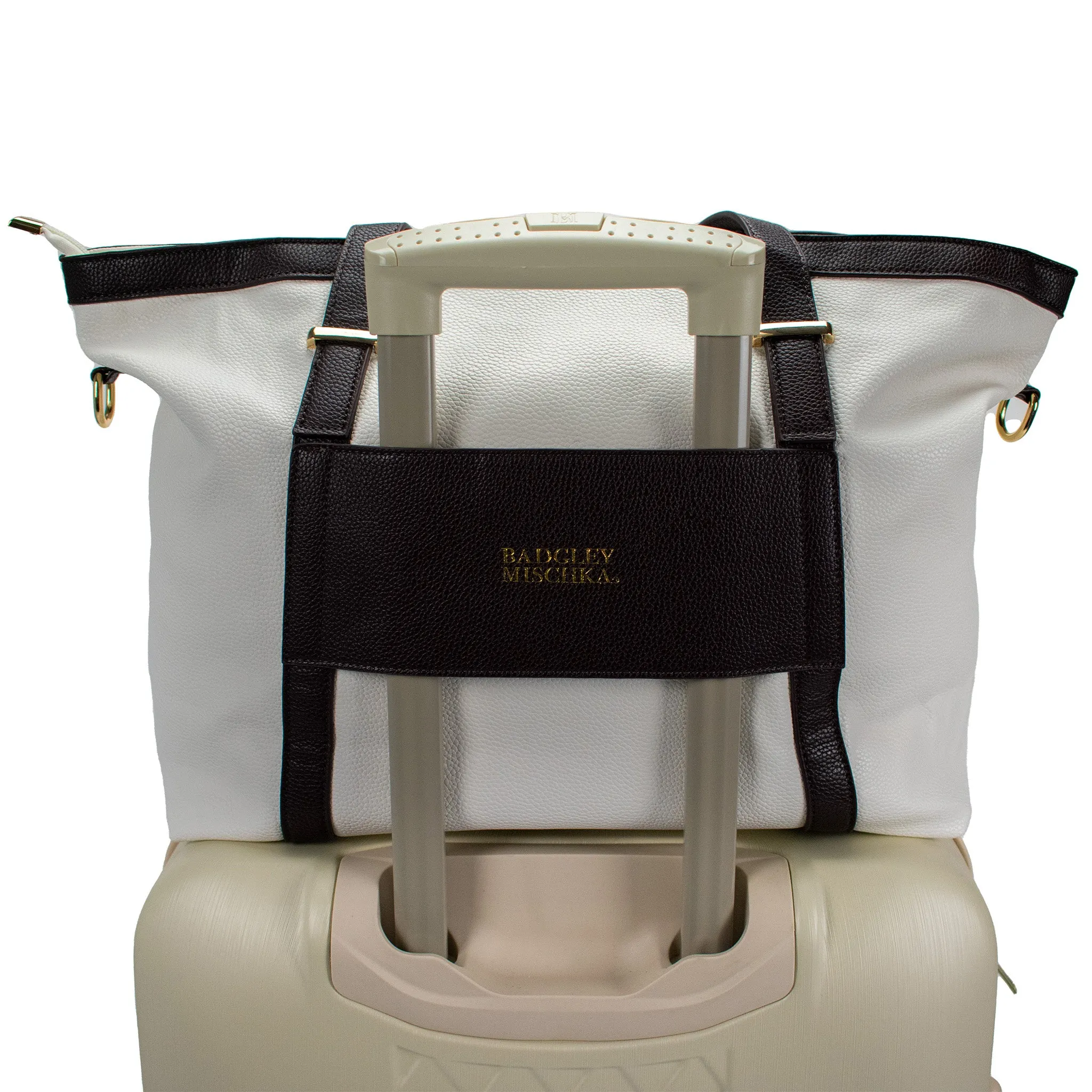 Anna XL Vegan Leather Weekender Duffel Bag - Image 10