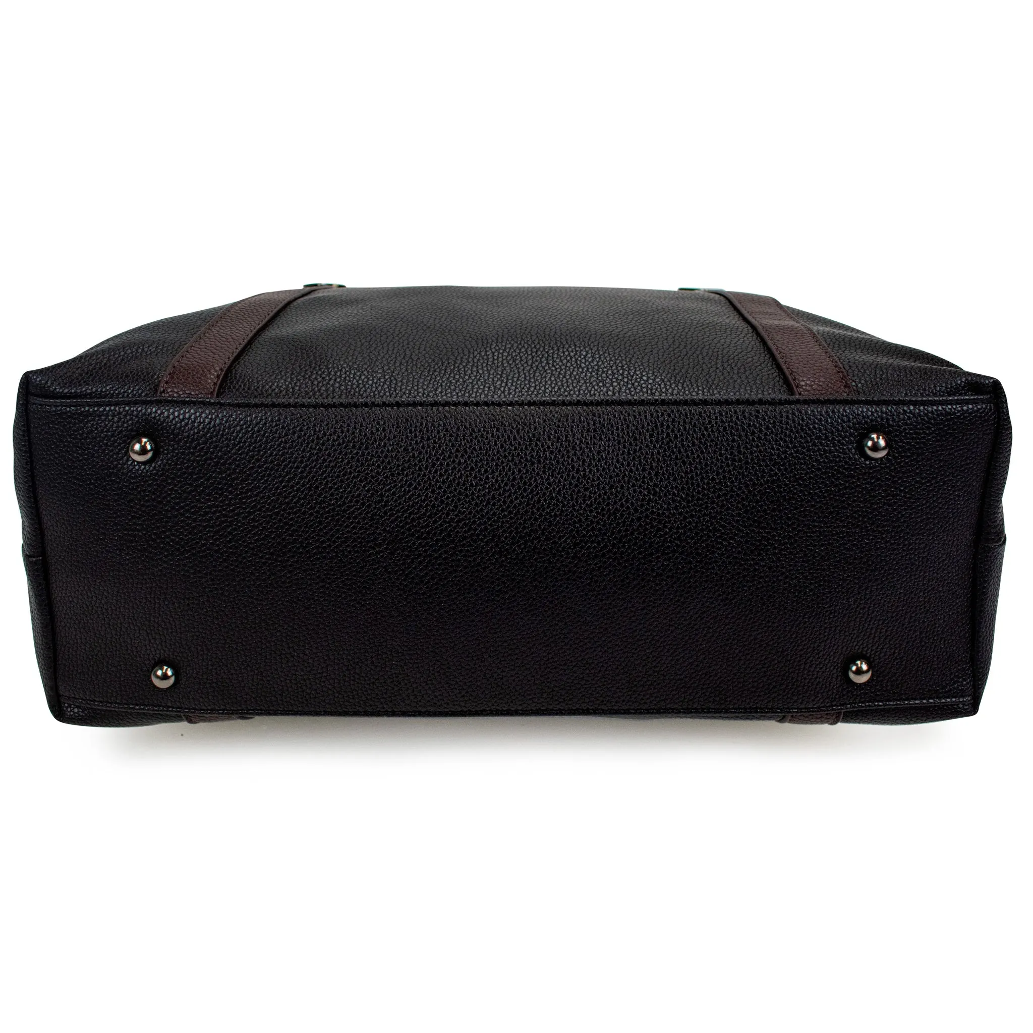 Anna XL Vegan Leather Weekender Duffel Bag - Image 9