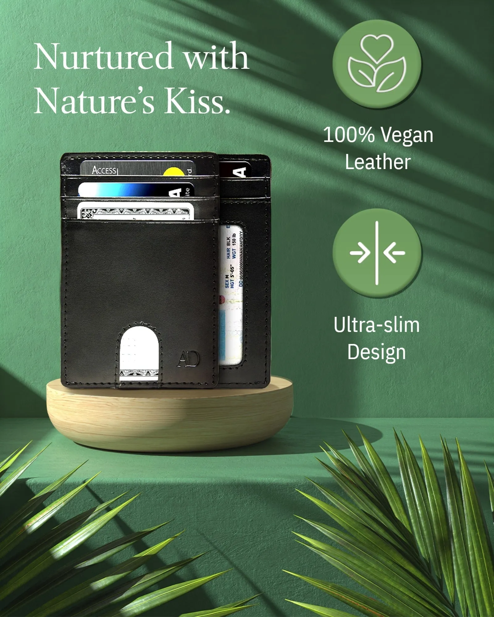 Vegan Slim Card Holder - Image 2