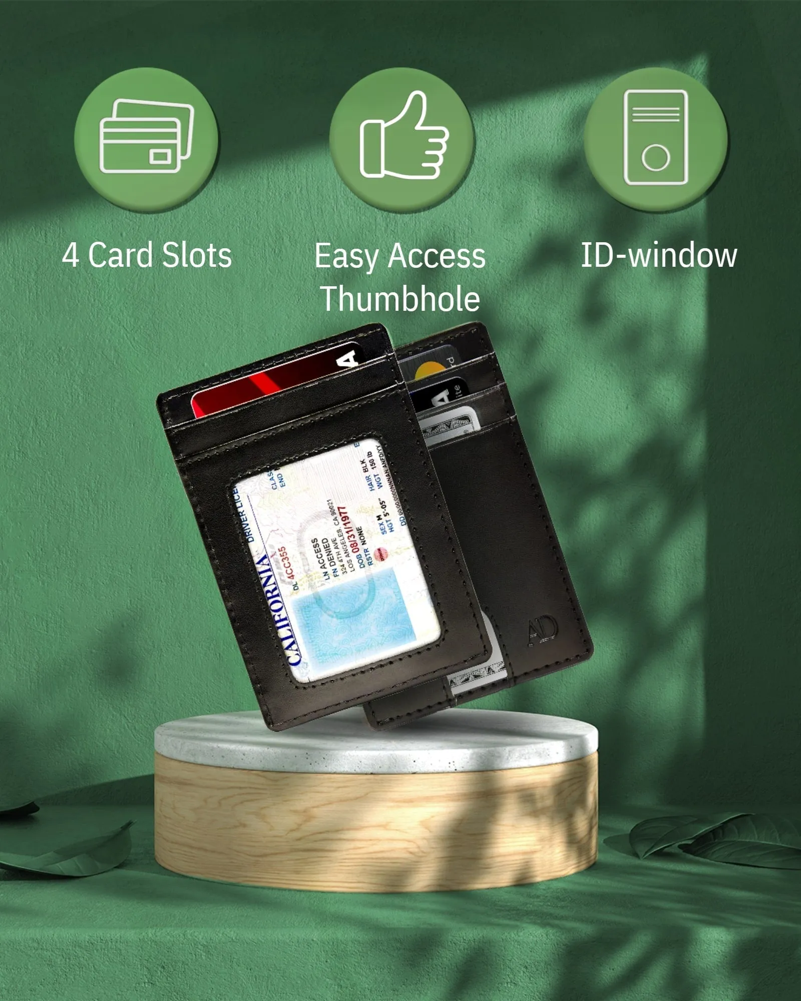 Vegan Slim Card Holder - Image 3