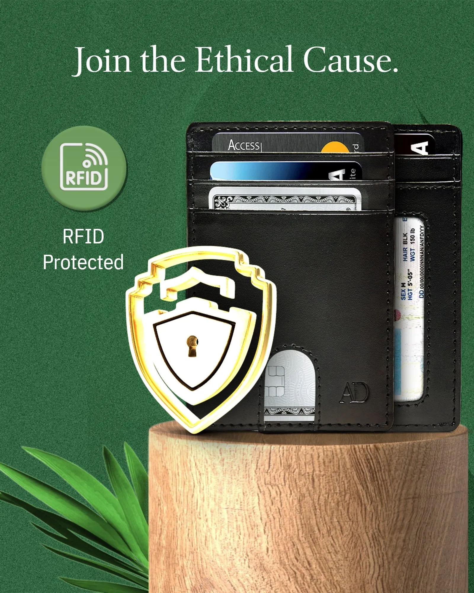 Vegan Slim Card Holder - Image 4