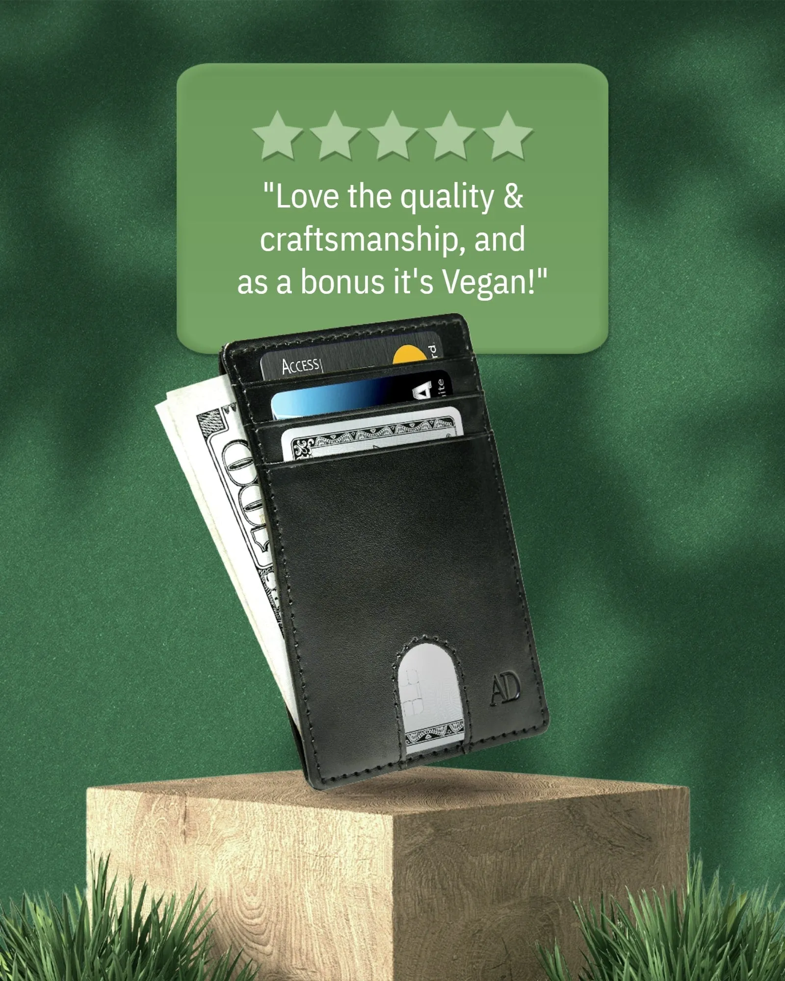 Vegan Slim Card Holder - Image 5