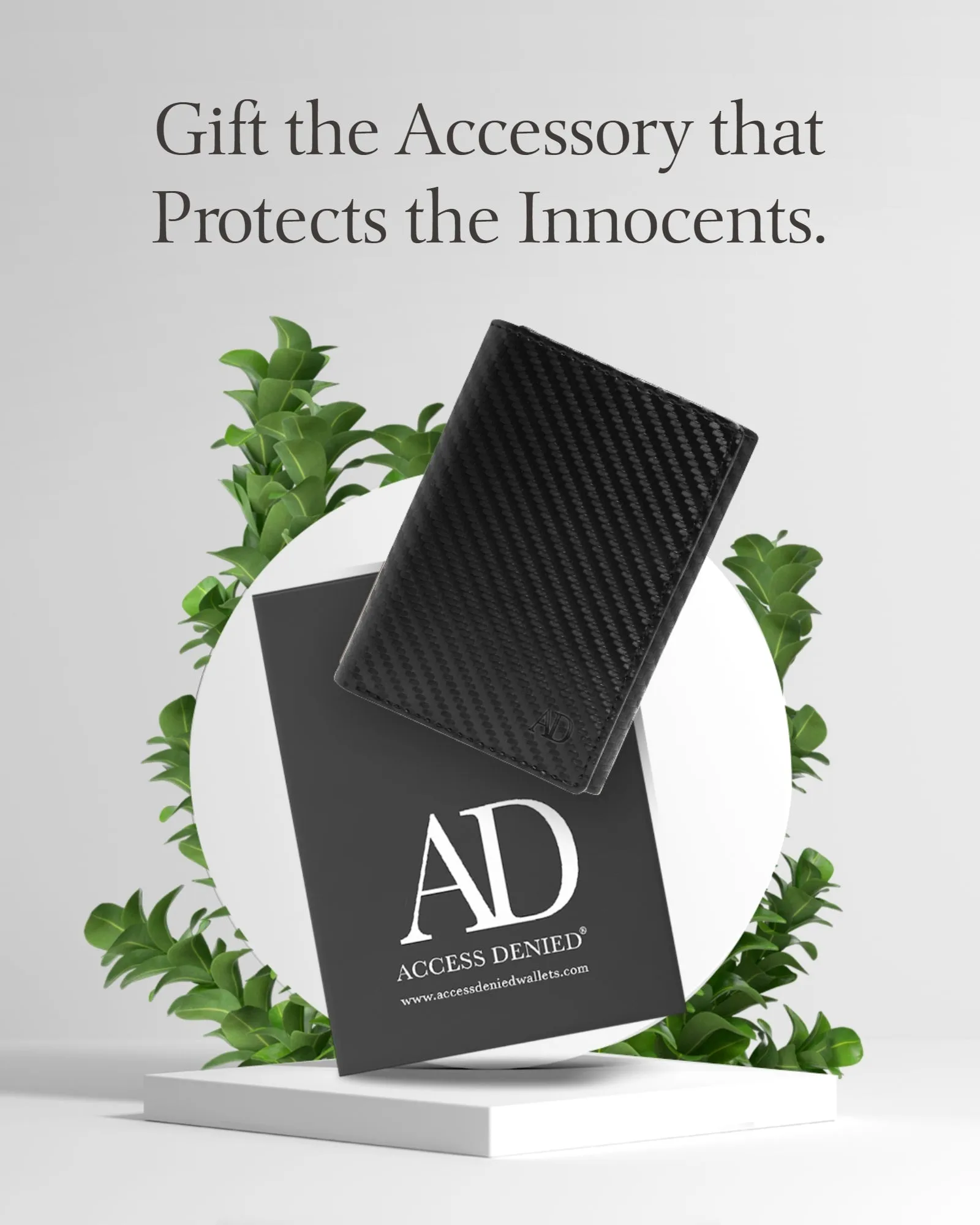 Vegan Trifold Wallet With ID Window - Image 12
