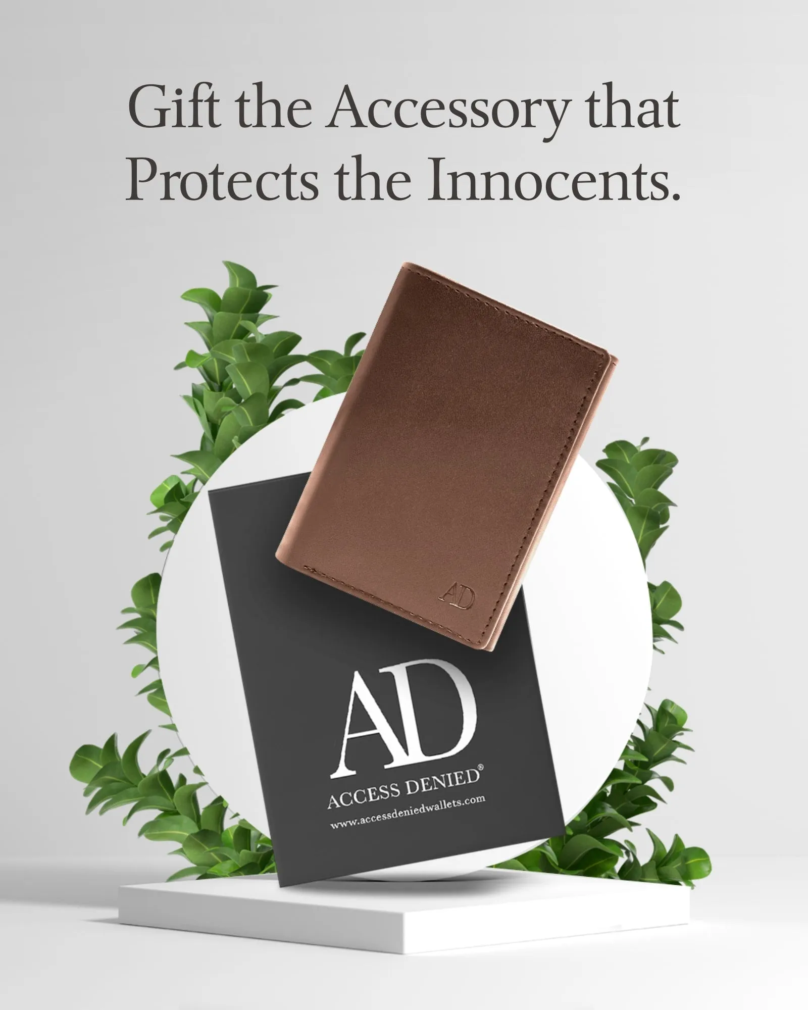 Vegan Trifold Wallet With ID Window - Image 24