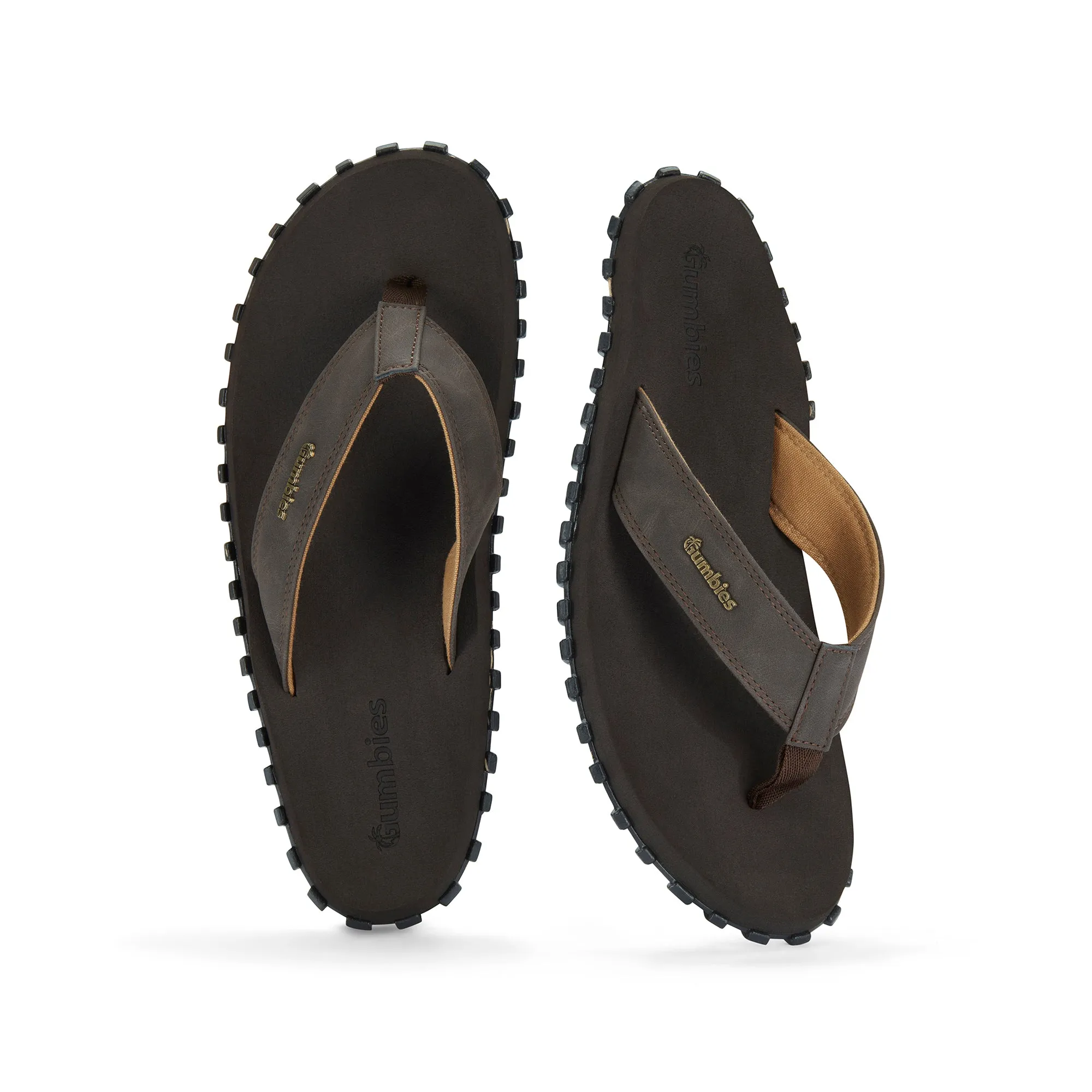 Vegovert Flip-Flops - Men's - Brown - Image 2