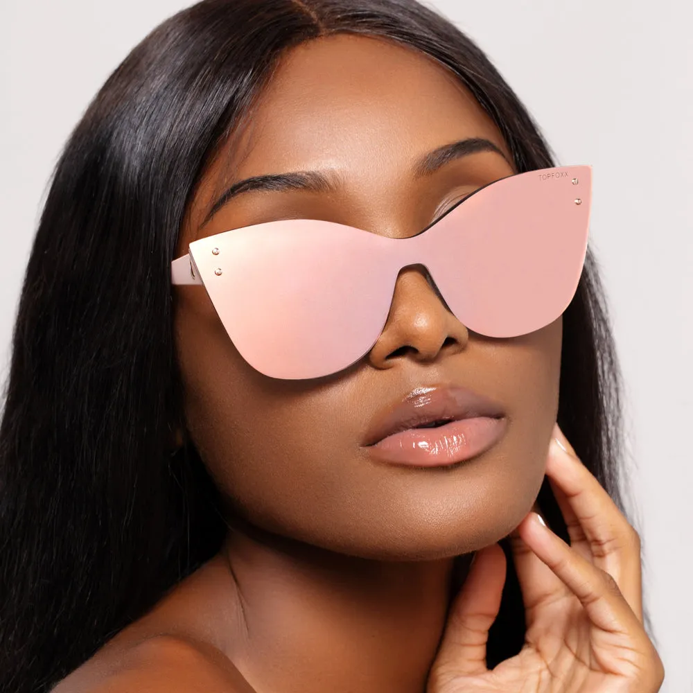 Venice 2 Sunglasses - Rose Gold - Image 2