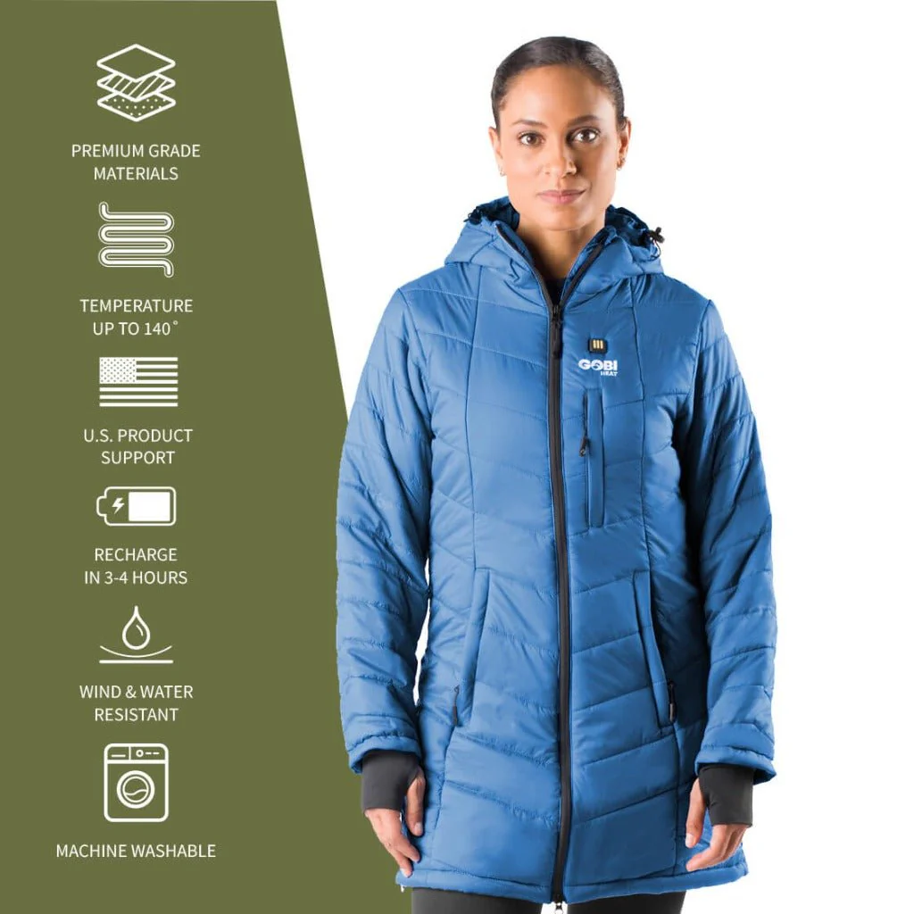 Victoria Womens Heated Coat - Image 9